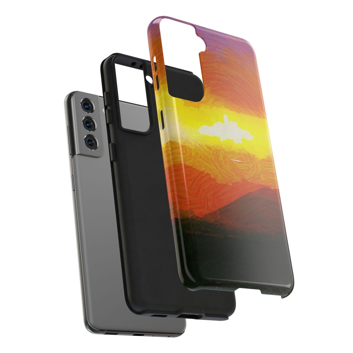 Custom Tough Phone Case for iPhone & Samsung From The Sunset Series at Intriguing Vistas