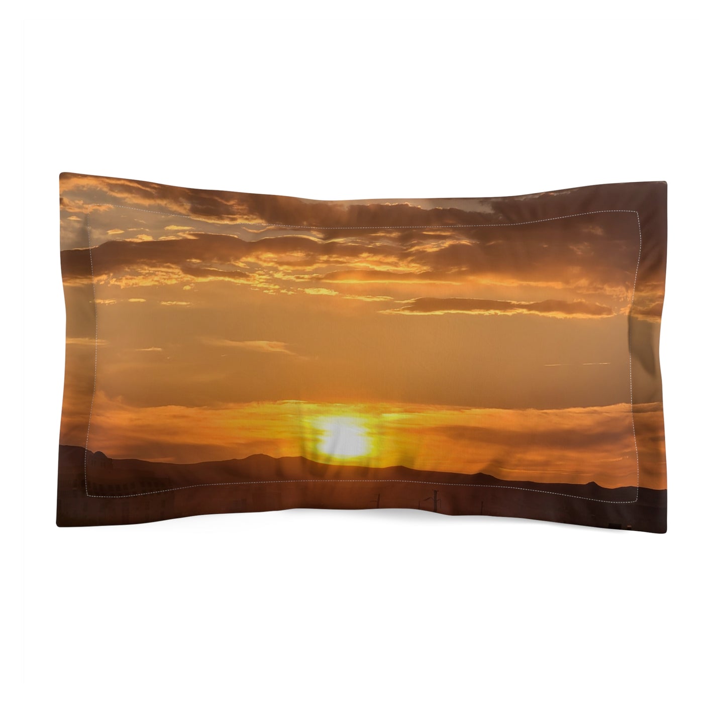 Custom Pillow Sham From The Sunset Series at Intriguing Vistas - Intriguing Vistas