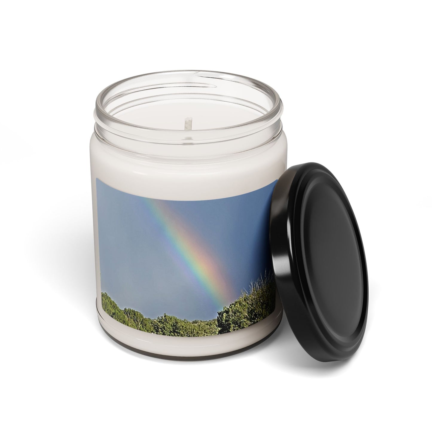 Custom Printed Candle available in five scents from the Rainbow Series at Intriguing Vistas