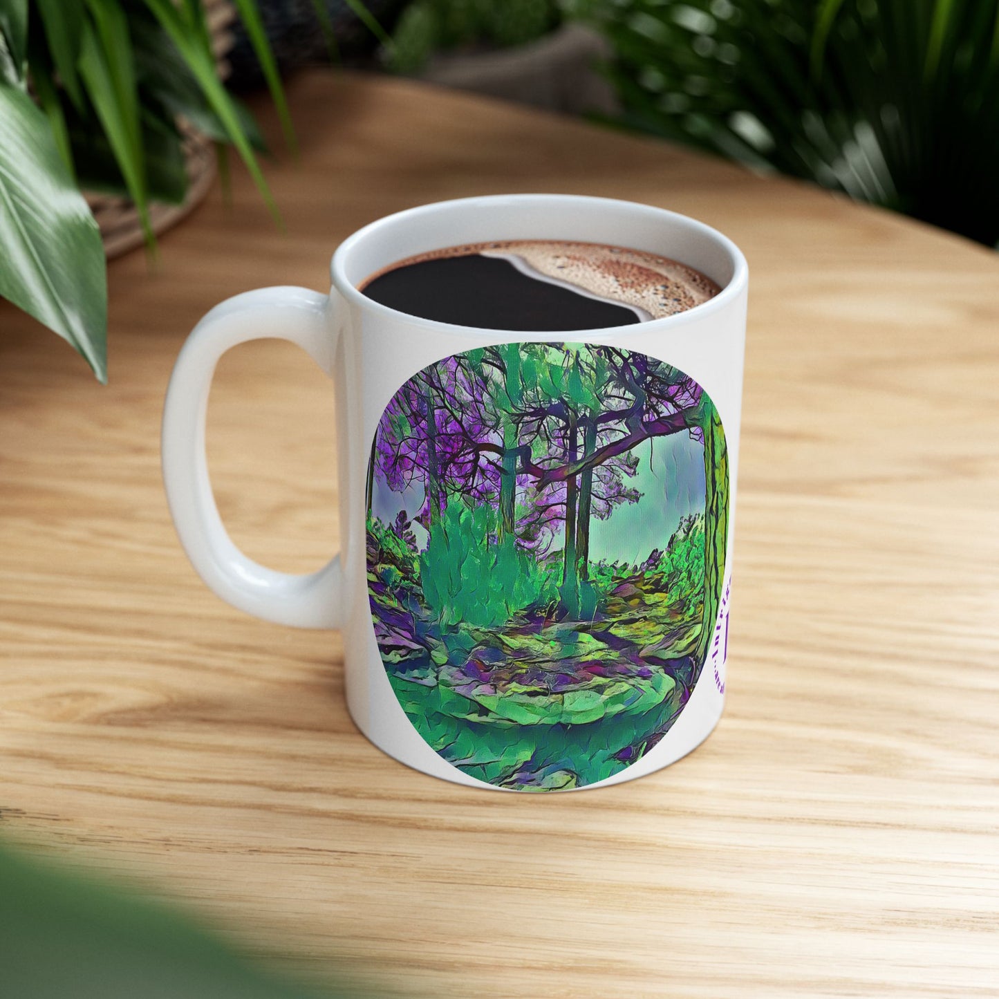 Custom Designed Ceramic Mug Available in Two Sizes From The Scenery Series at Intriguing Vistas
