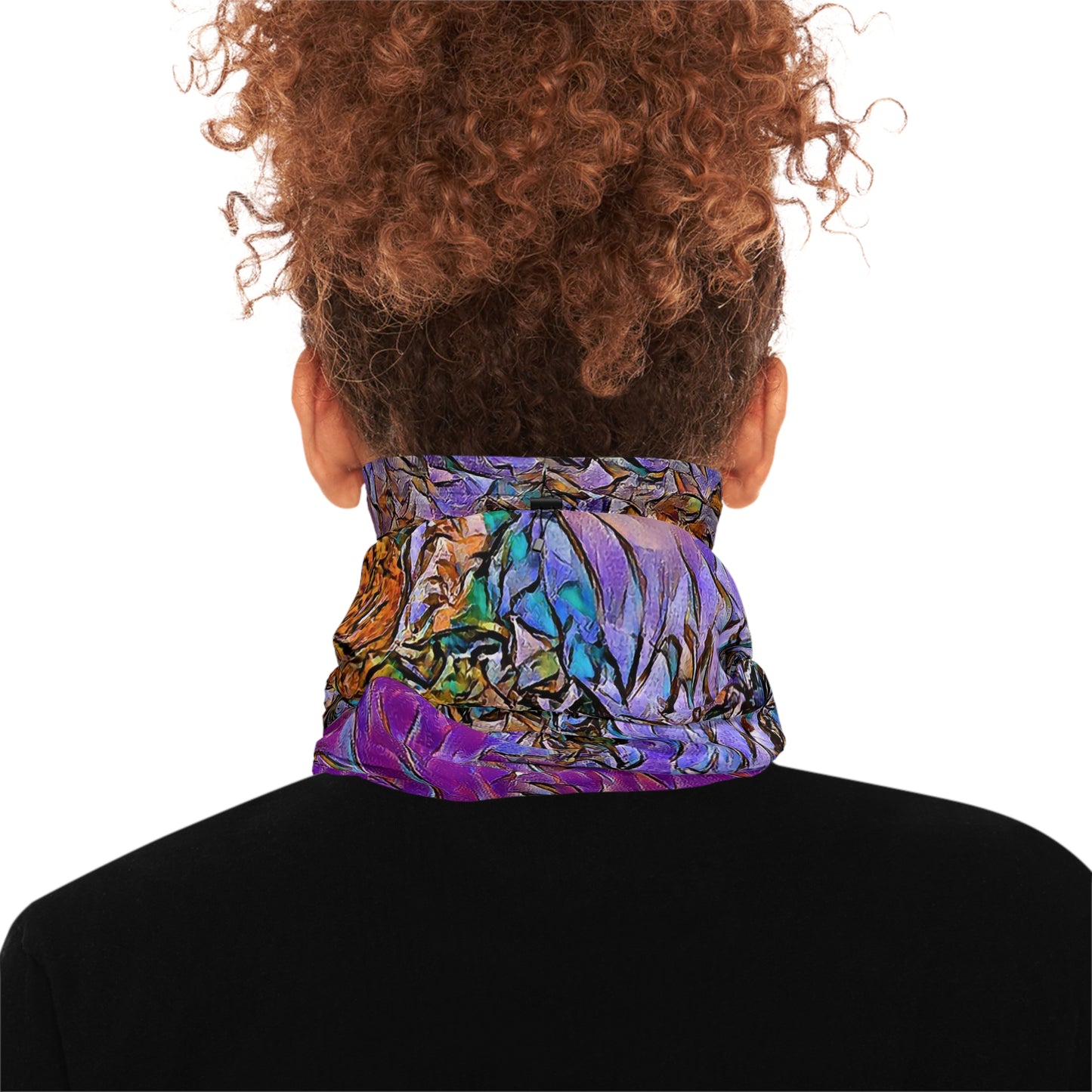 Custom Unisex Adult Winter Neck Gaiter With Drawstring From The Night Sky Series At Intriguing Vistas
