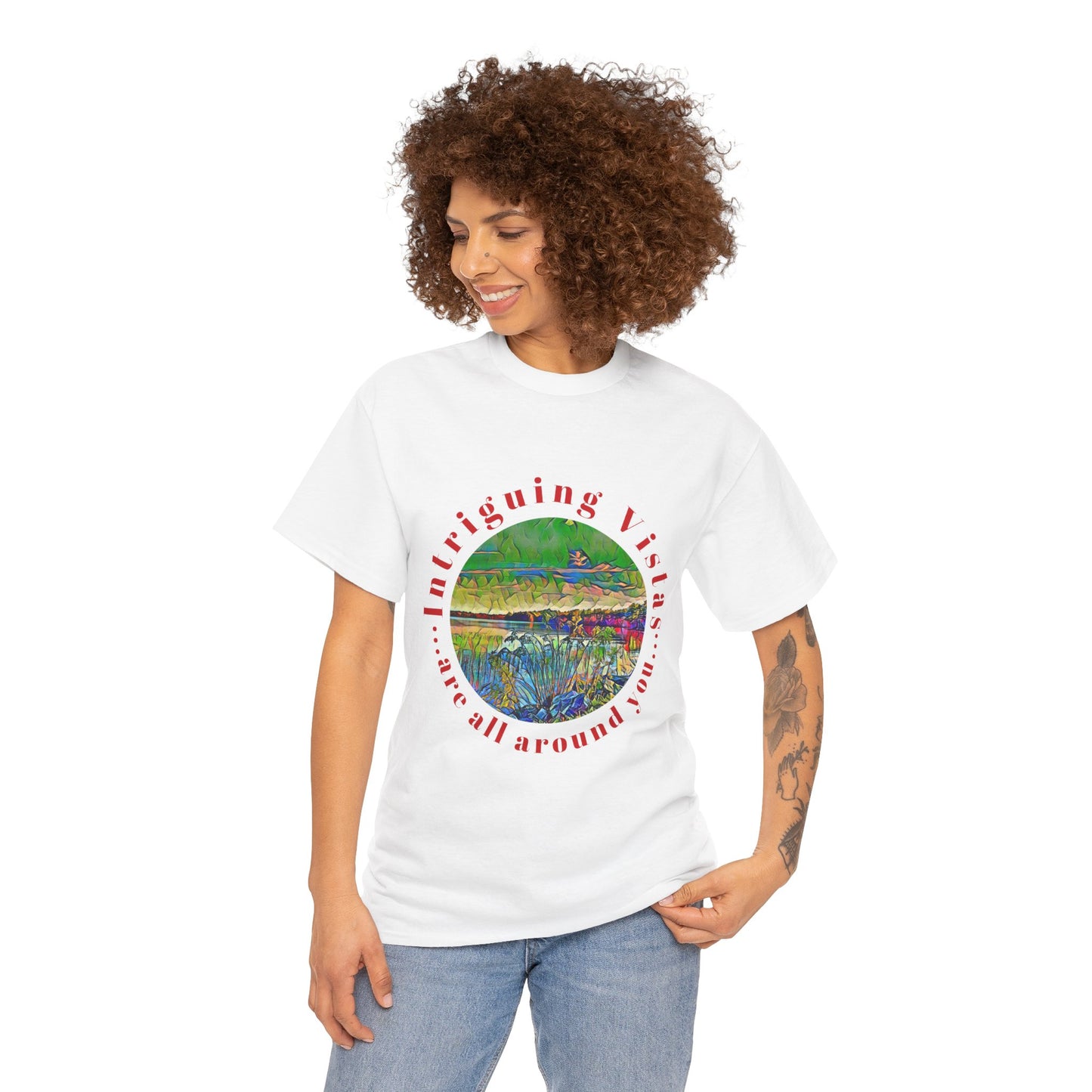 Gildan 5000 Unisex Adult Heavy Cotton Tee Available In Multiple Colors from the Scenery Series at Intriguing Vistas