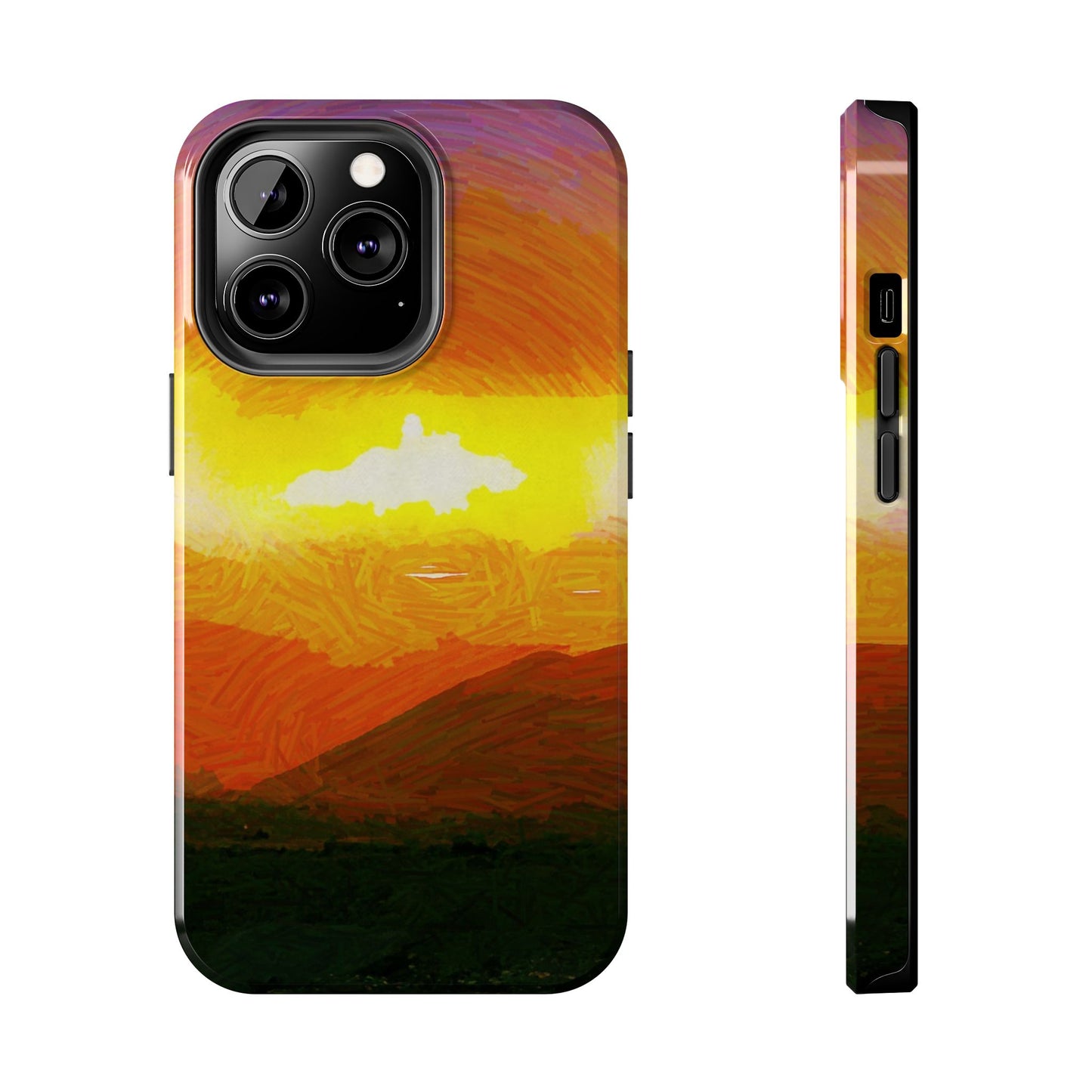 Custom Tough Phone Case for iPhone & Samsung From The Sunset Series at Intriguing Vistas