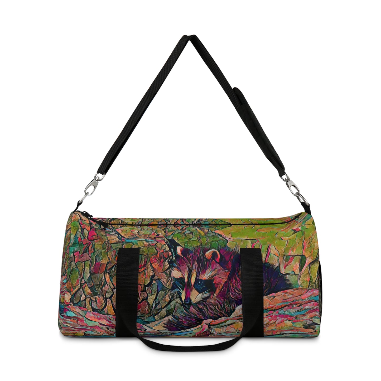 Custom Duffel Bag available in two sizes from the Wildlife Series at Intriguing Vistas