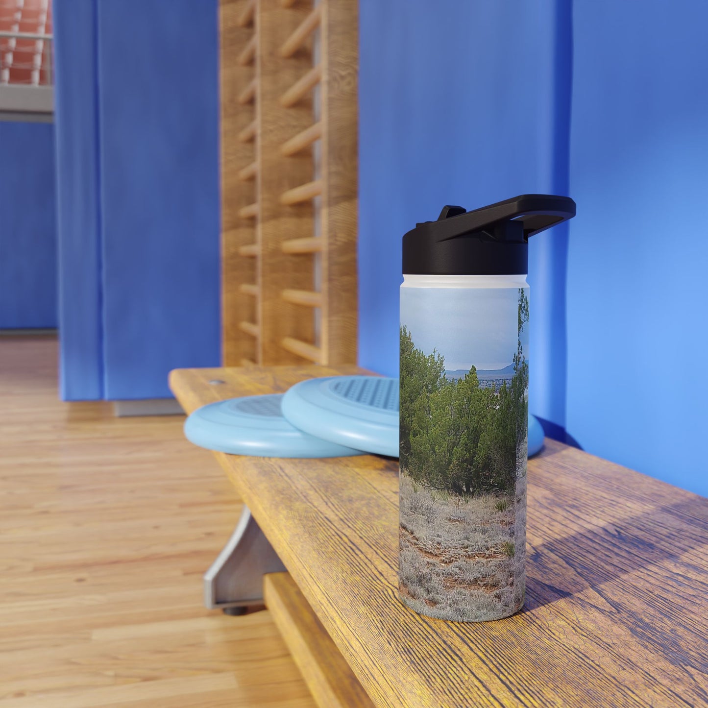 Custom Designed Stainless Steel Water Bottle Available In Three Sizes From The Wildlife Series at Intriguing Vistas