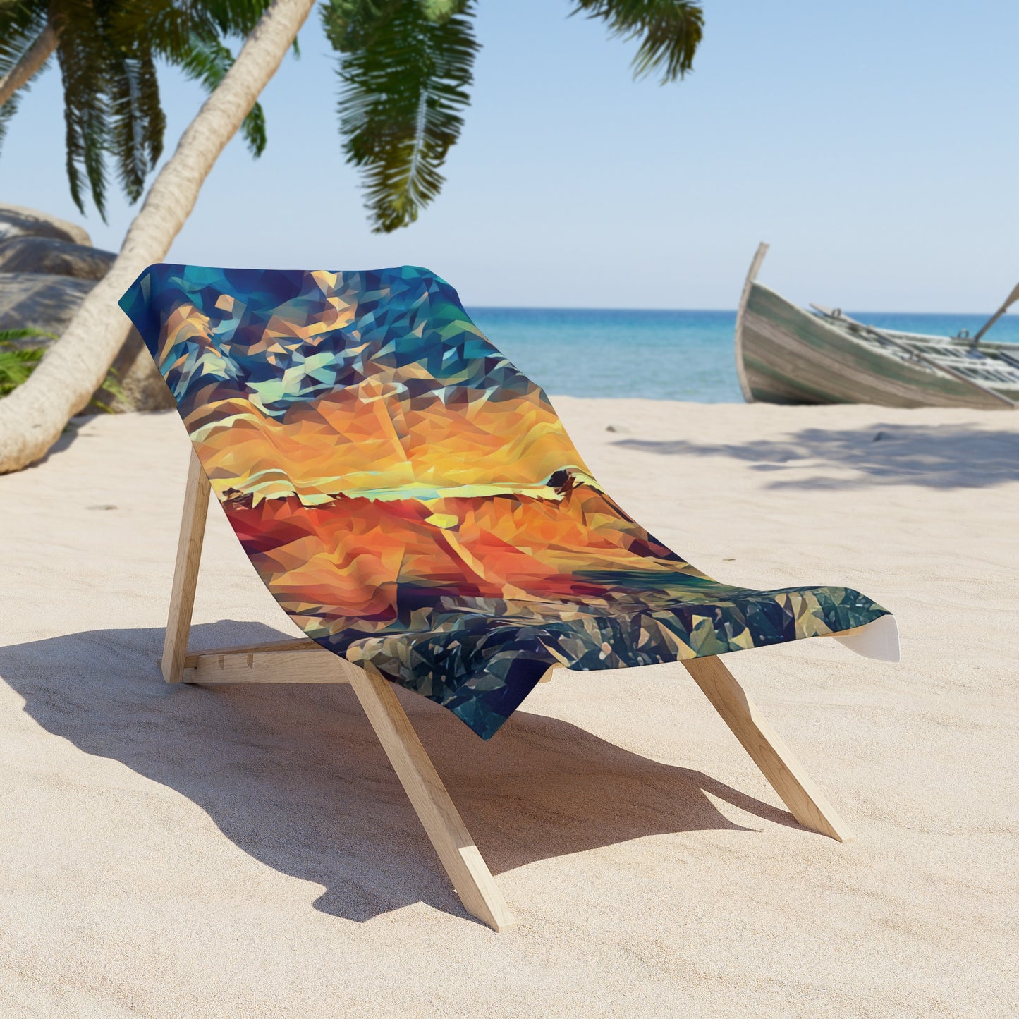 Custom Beach Towel available in two sizes from the Sunset Series at Intriguing Vistas
