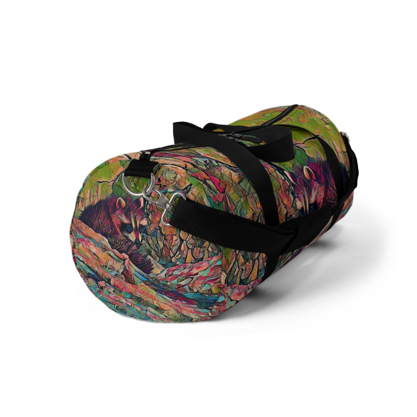 Custom Duffel Bag available in two sizes from the Wildlife Series at Intriguing Vistas