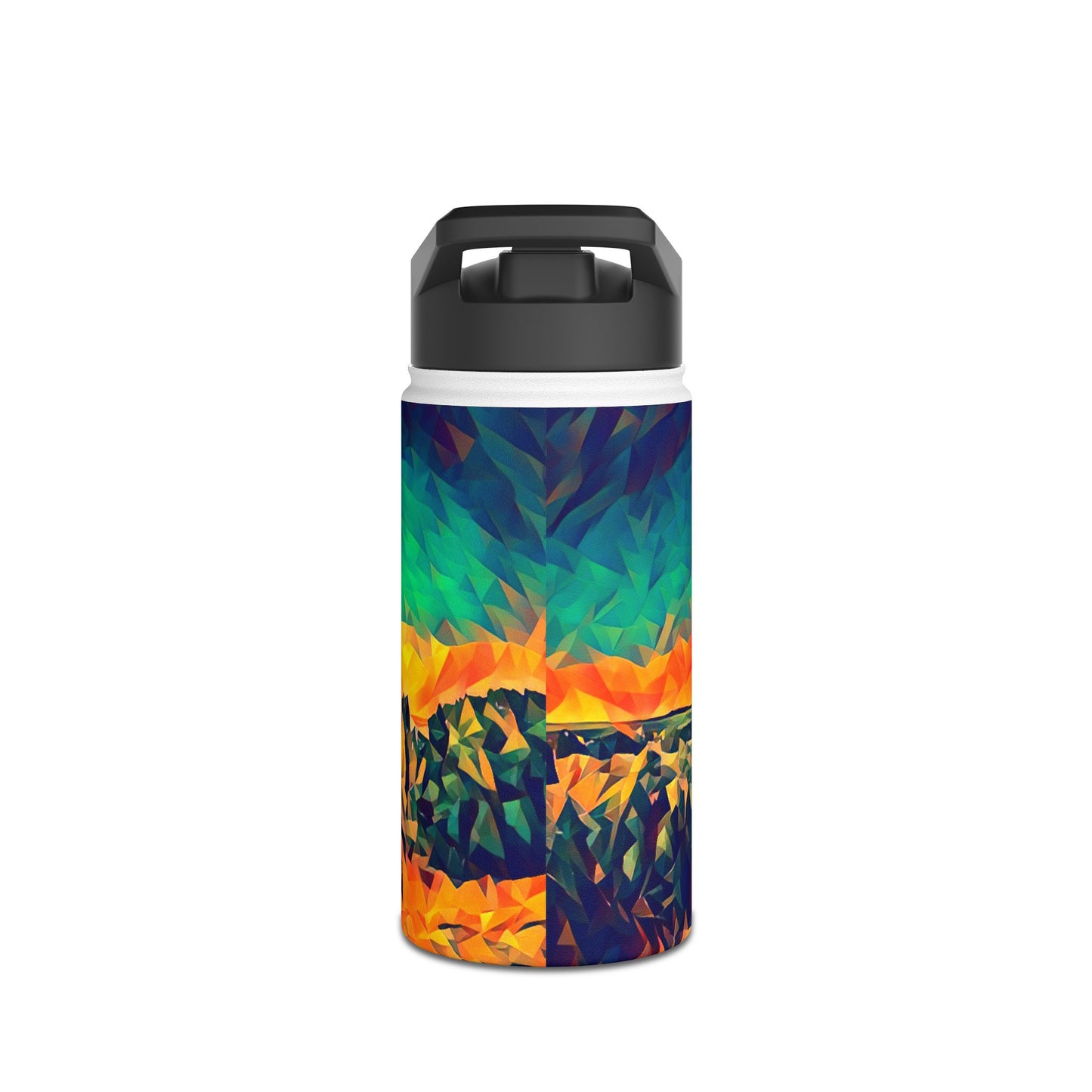Custom Designed Stainless Steel Water Bottle Available In Three Sizes From The Night Sky Series at Intriguing Vistas