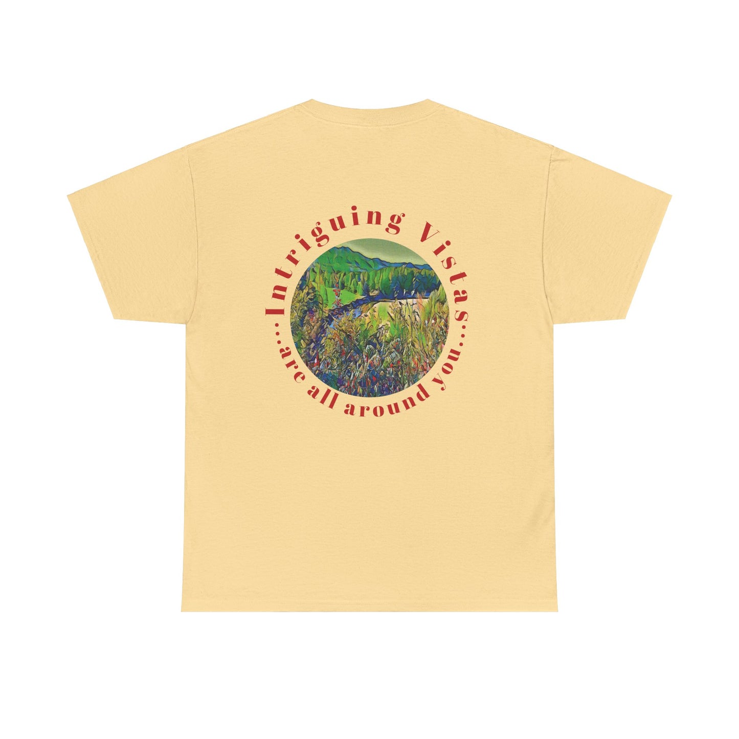 Gildan 5000 Unisex Adult Heavy Cotton Tee Available In Multiple Colors from the Scenery Series at Intriguing Vistas