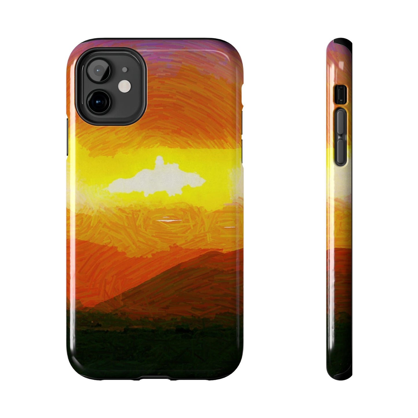 Custom Tough Phone Case for iPhone & Samsung From The Sunset Series at Intriguing Vistas