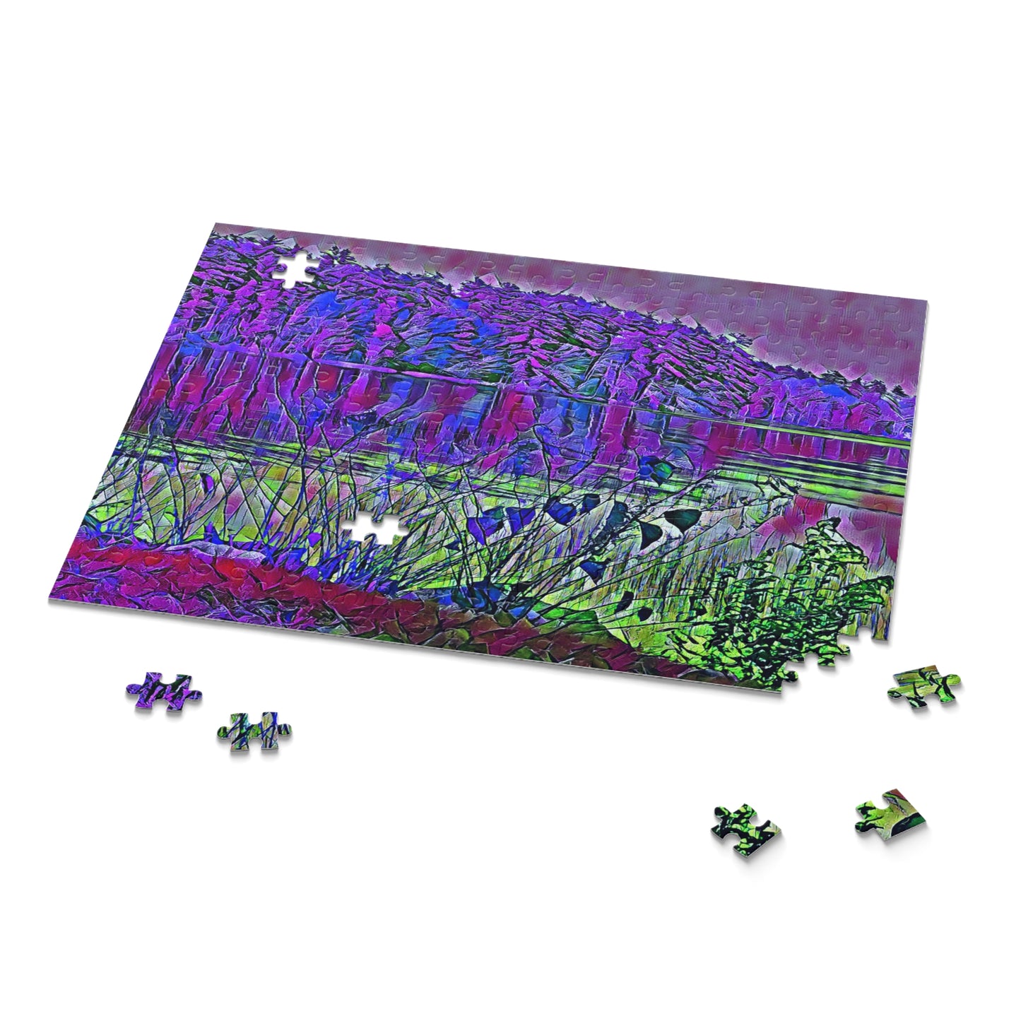 Custom Jigsaw Puzzle Available in Three Sizes from the Scenery Series at Intriguing Vistas