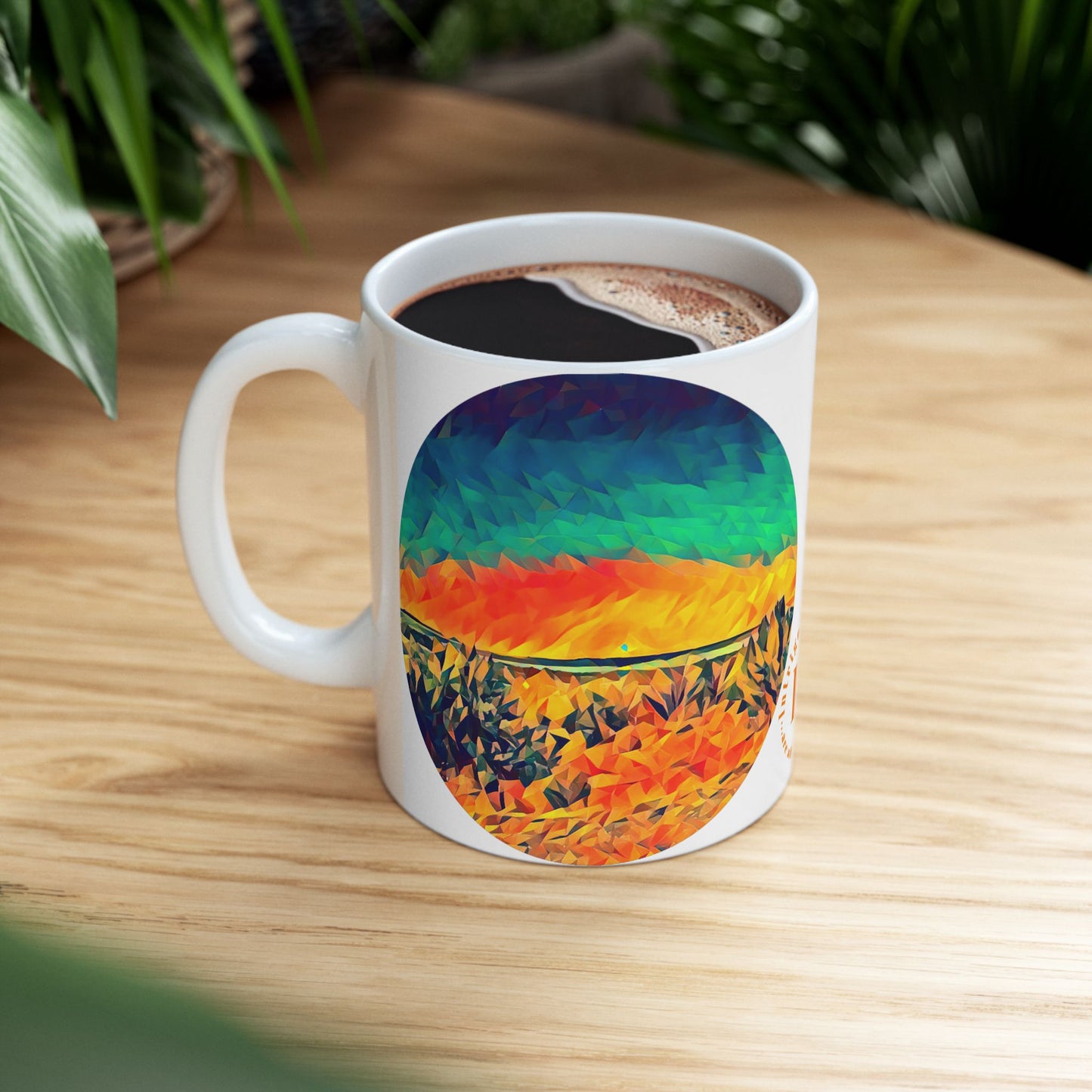 Custom Designed Ceramic Mug Available in Two Sizes From The Night Sky Series at Intriguing Vistas