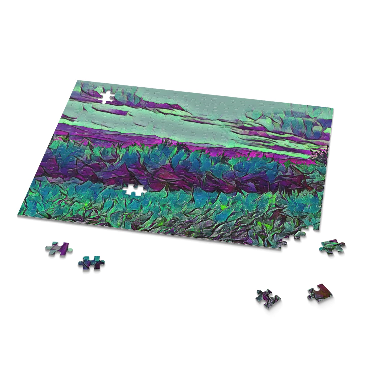 Custom Jigsaw Puzzle Available in Three Sizes from the Scenery Series at Intriguing Vistas