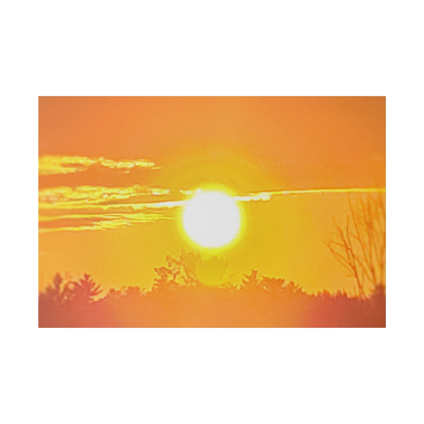 Canvas Print in Multiple Landscape Sizes from the Sunset Series at Intriguing Vistas