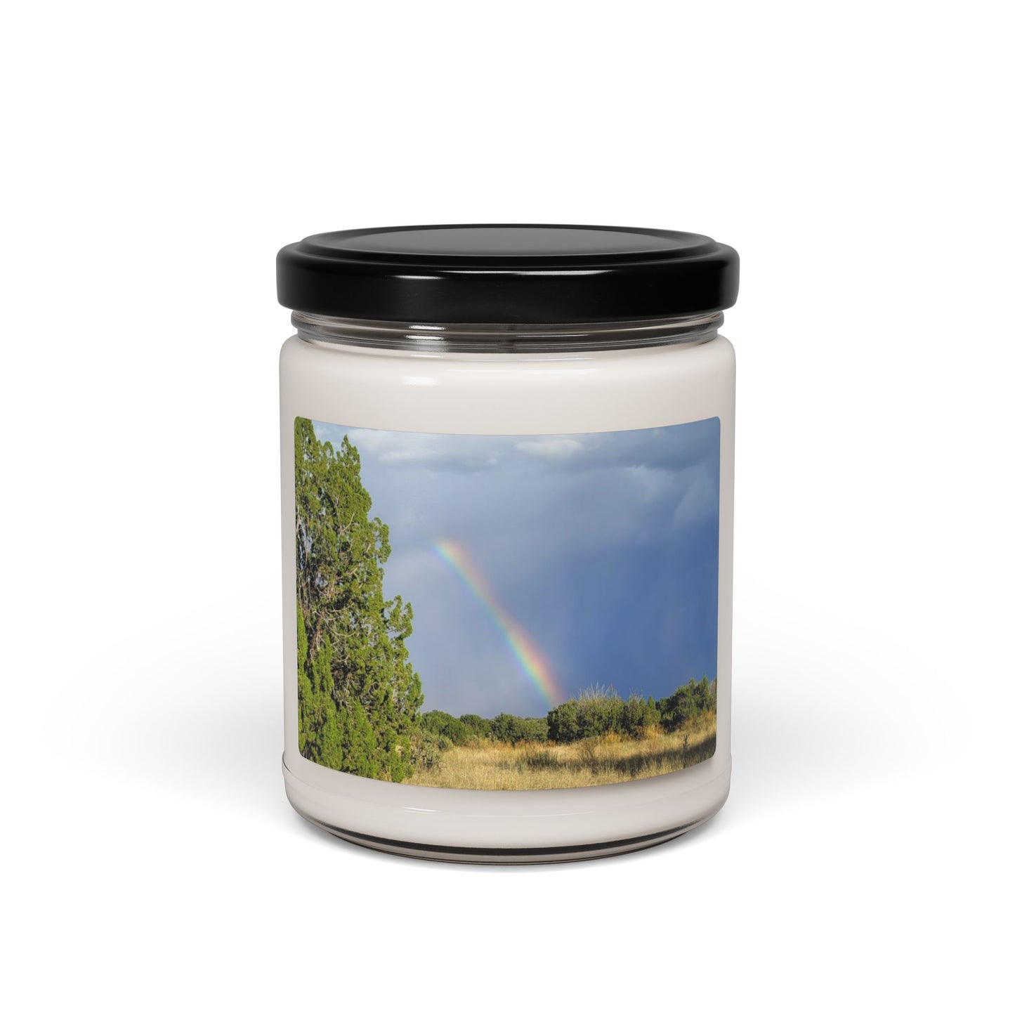 Custom Printed Candle available in five scents from the Rainbow Series at Intriguing Vistas