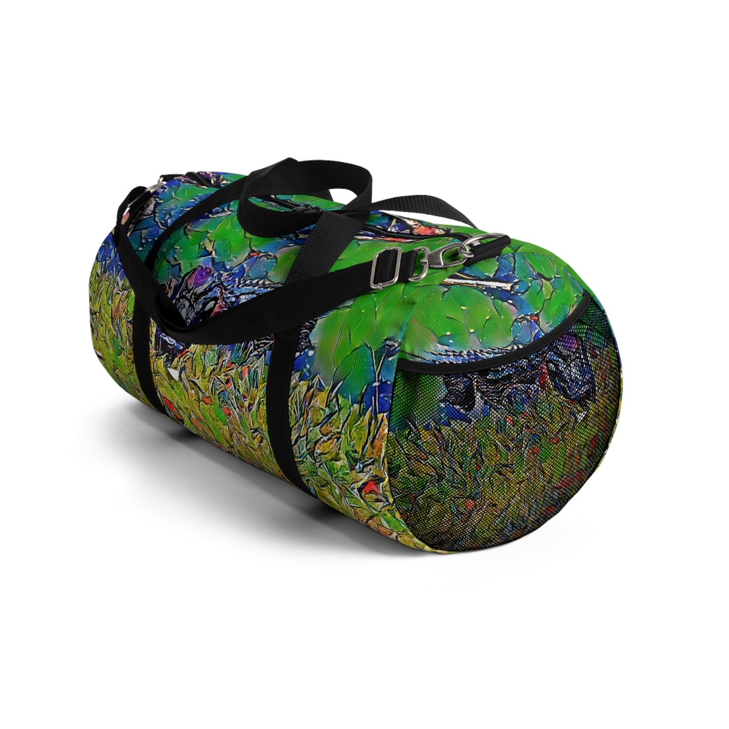 Custom Duffel Bag available in two sizes from the Wildlife Series at Intriguing Vistas