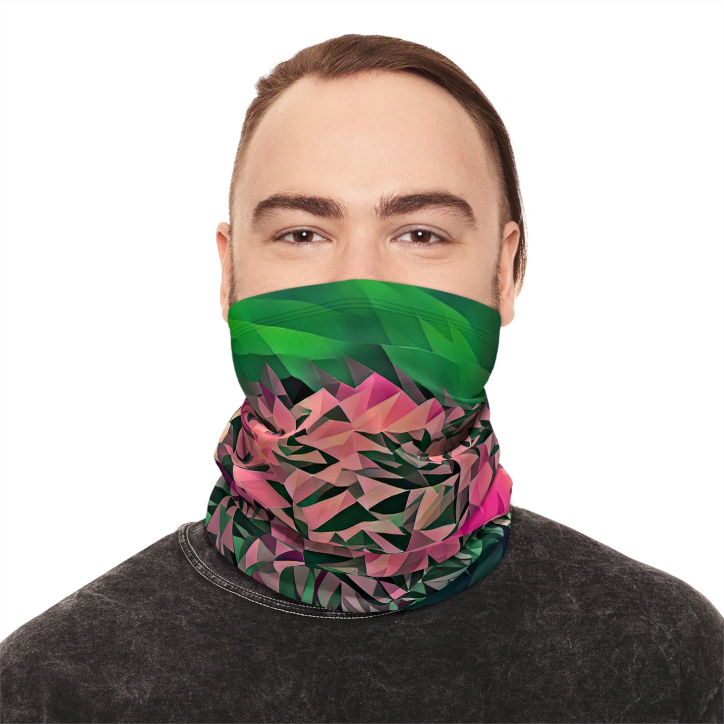 Custom Unisex Adult Winter Neck Gaiter With Drawstring From The Scenery Series At Intriguing Vistas