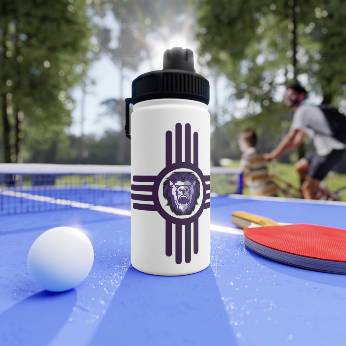 Santa Rosa Stainless Steel Water Bottle, Sports Lid