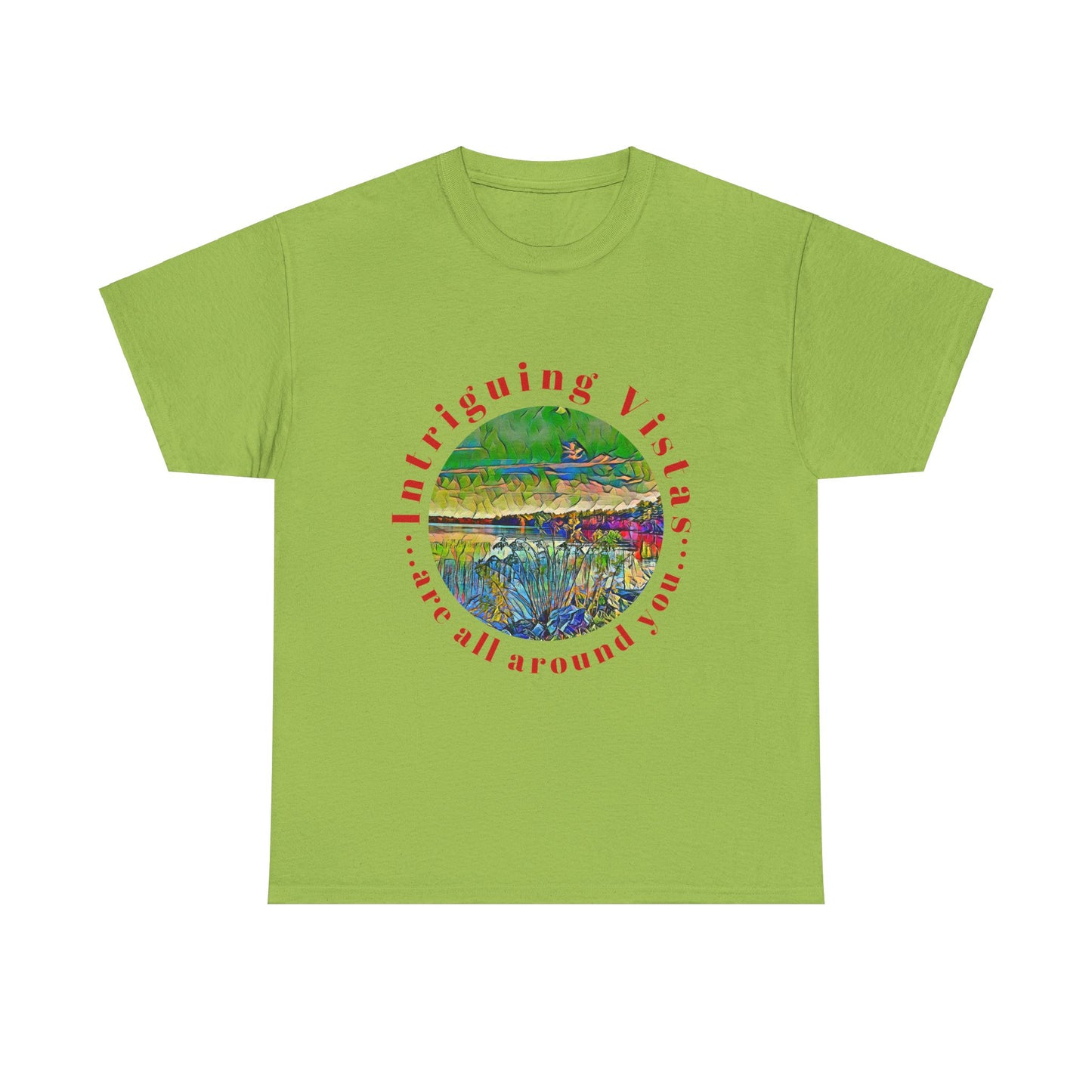 Gildan 5000 Unisex Adult Heavy Cotton Tee Available In Multiple Colors from the Scenery Series at Intriguing Vistas