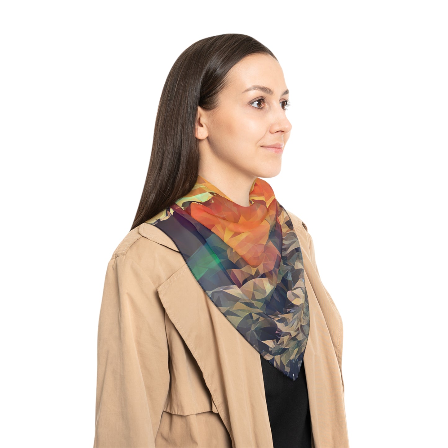 Custom Designed Scarf Available In Two Sizes From The Sunset Series at Intriguing Vistas