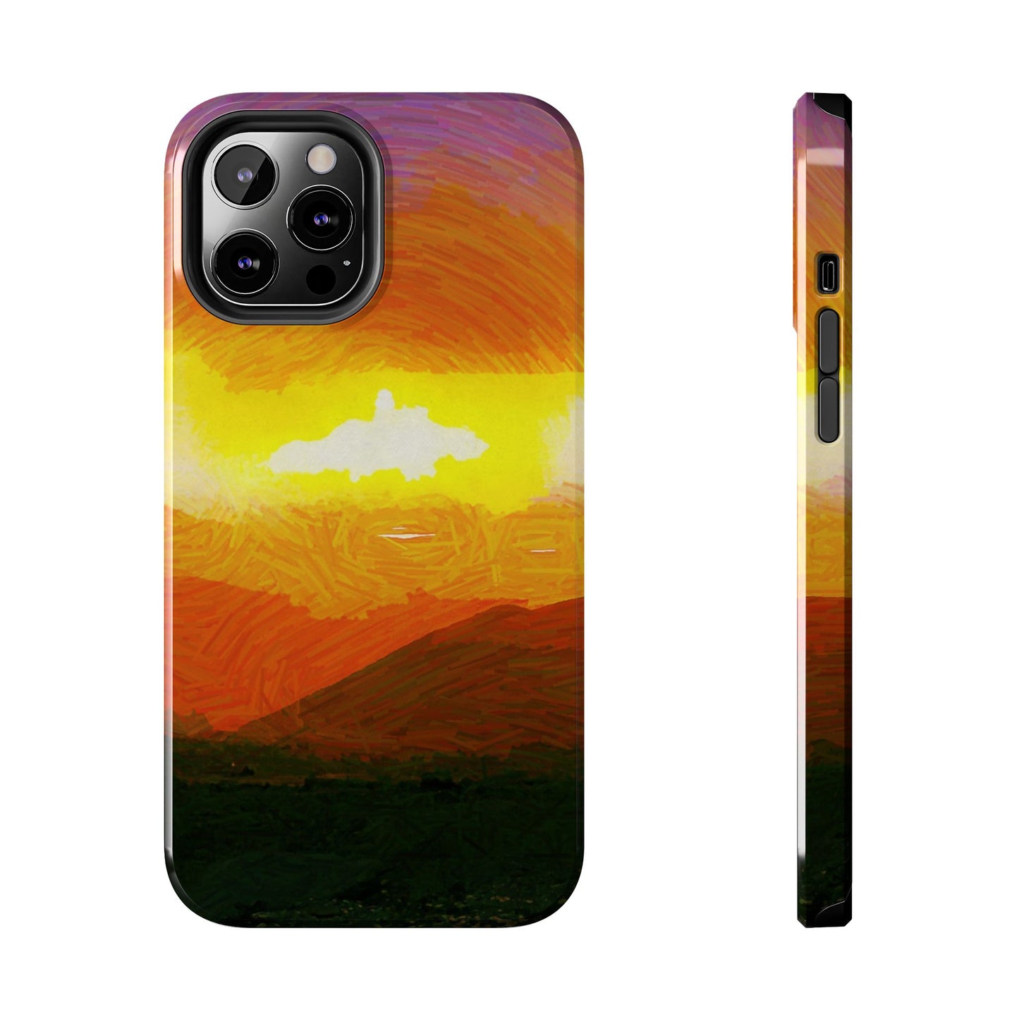 Custom Tough Phone Case for iPhone & Samsung From The Sunset Series at Intriguing Vistas