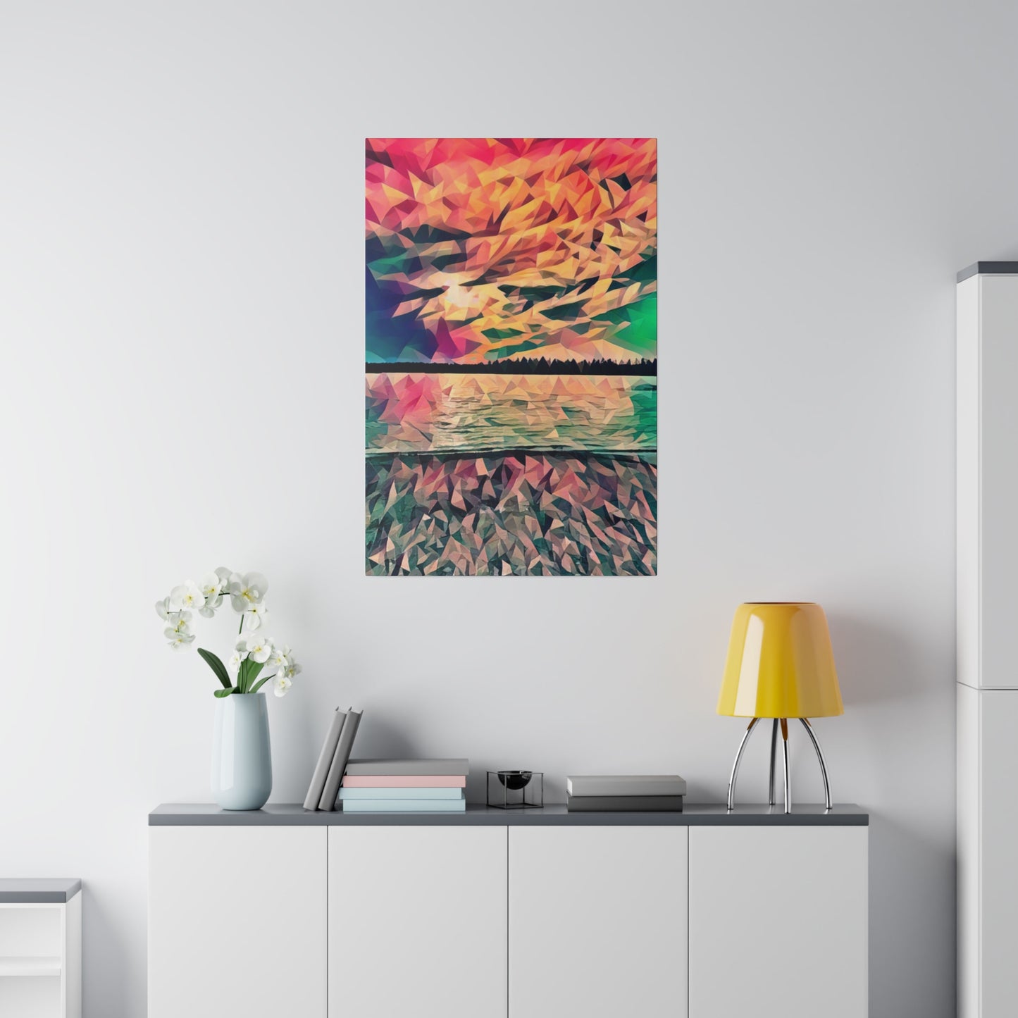 Canvas Print in Multiple Portrait Sizes from the Sunset Series at Intriguing Vistas