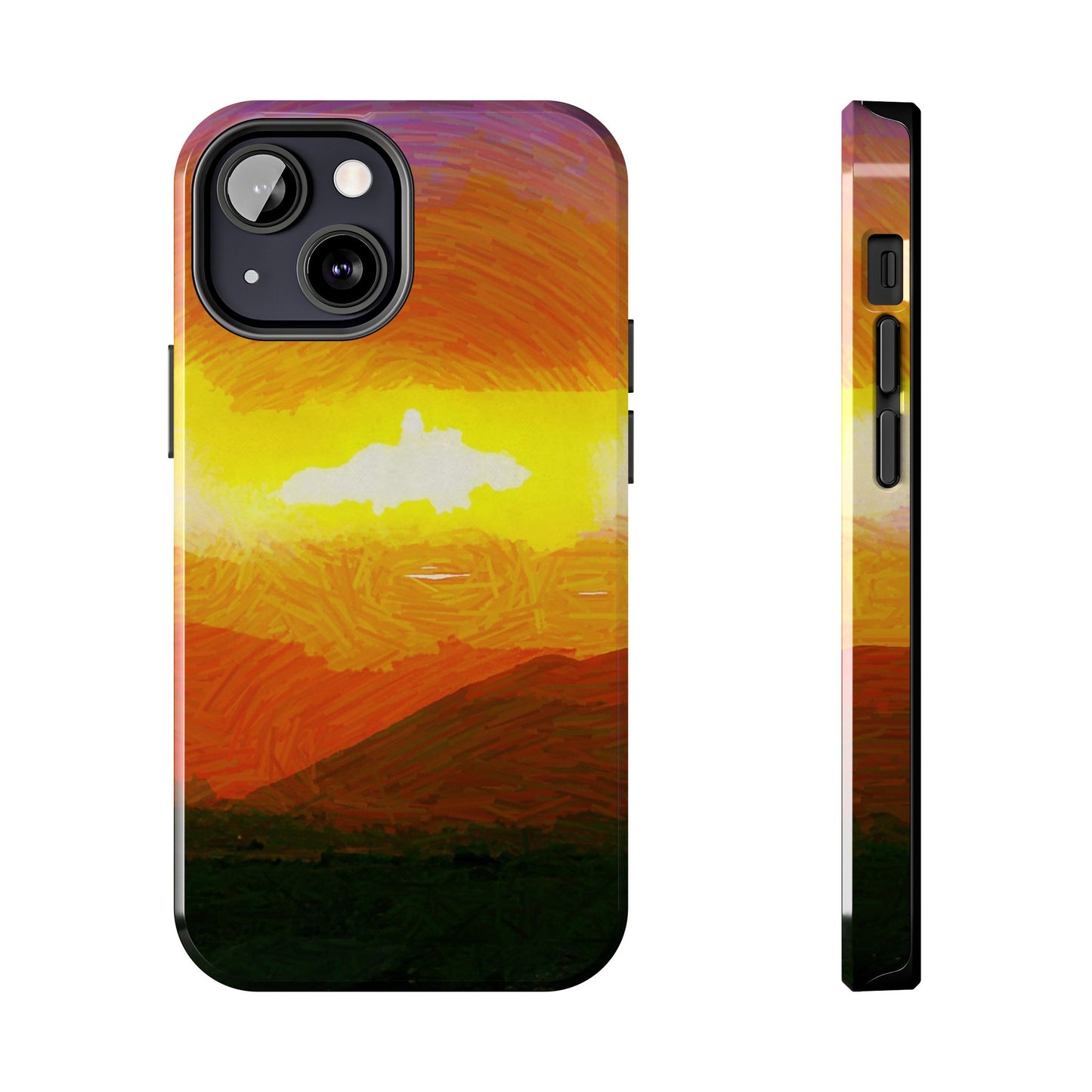 Custom Tough Phone Case for iPhone & Samsung From The Sunset Series at Intriguing Vistas