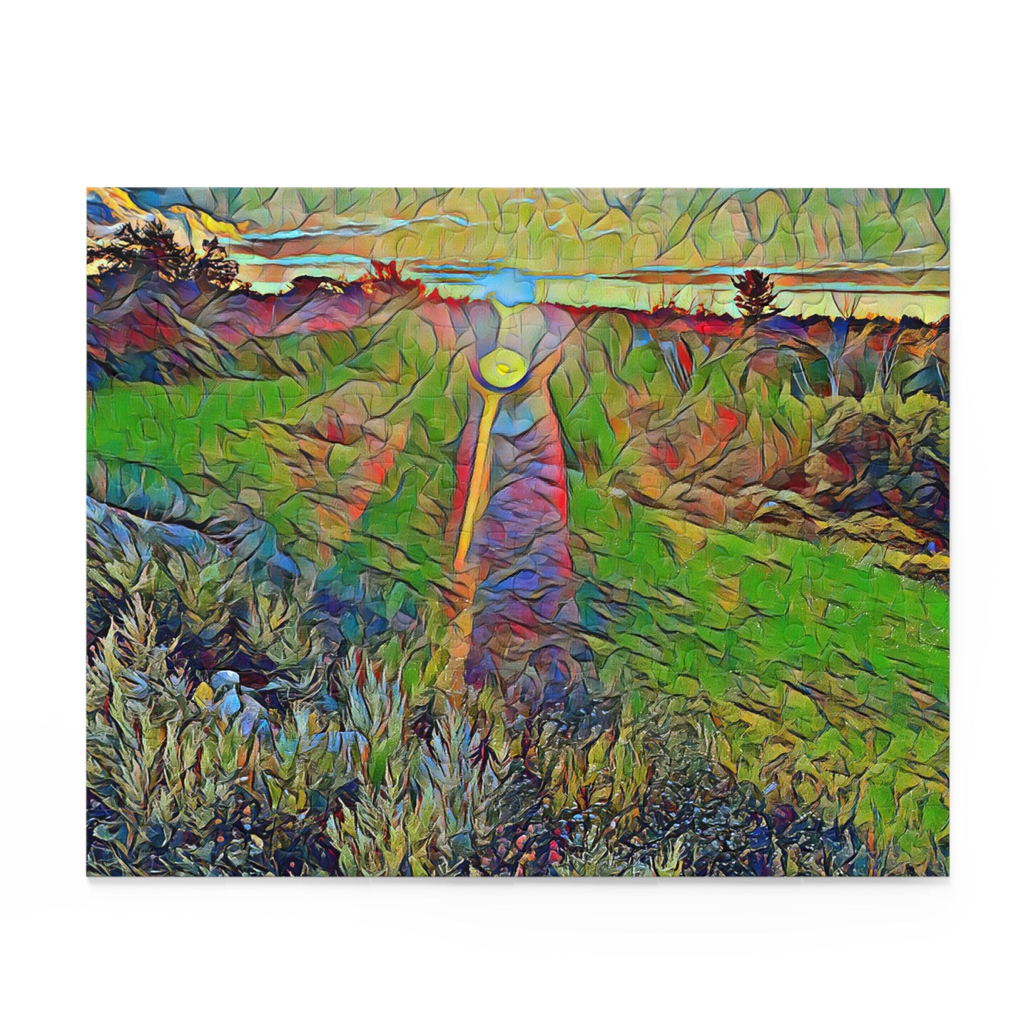 Custom Jigsaw Puzzle Available in Three Sizes from the Sunset Series at Intriguing Vistas