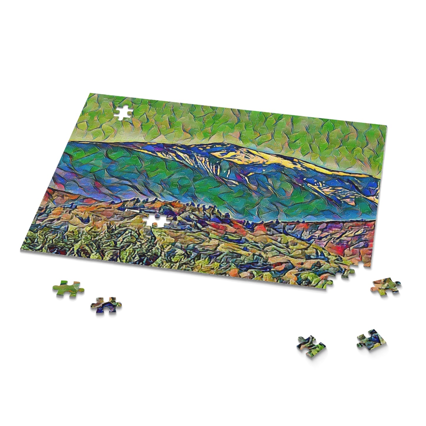 Custom Jigsaw Puzzle Available in Three Sizes from the Scenery Series at Intriguing Vistas - Intriguing Vistas