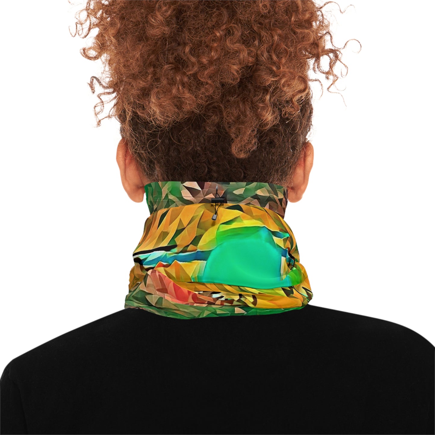 Custom Unisex Adult Winter Neck Gaiter With Drawstring From The Sunset Series At Intriguing Vistas