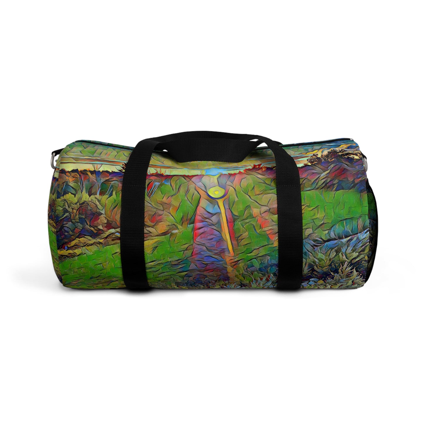 Custom Duffel Bag available in two sizes from the Sunset Series at Intriguing Vistas