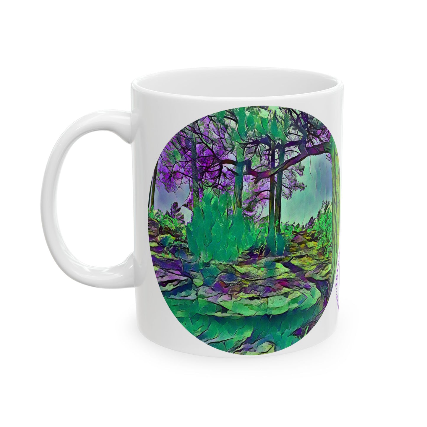Custom Designed Ceramic Mug Available in Two Sizes From The Scenery Series at Intriguing Vistas
