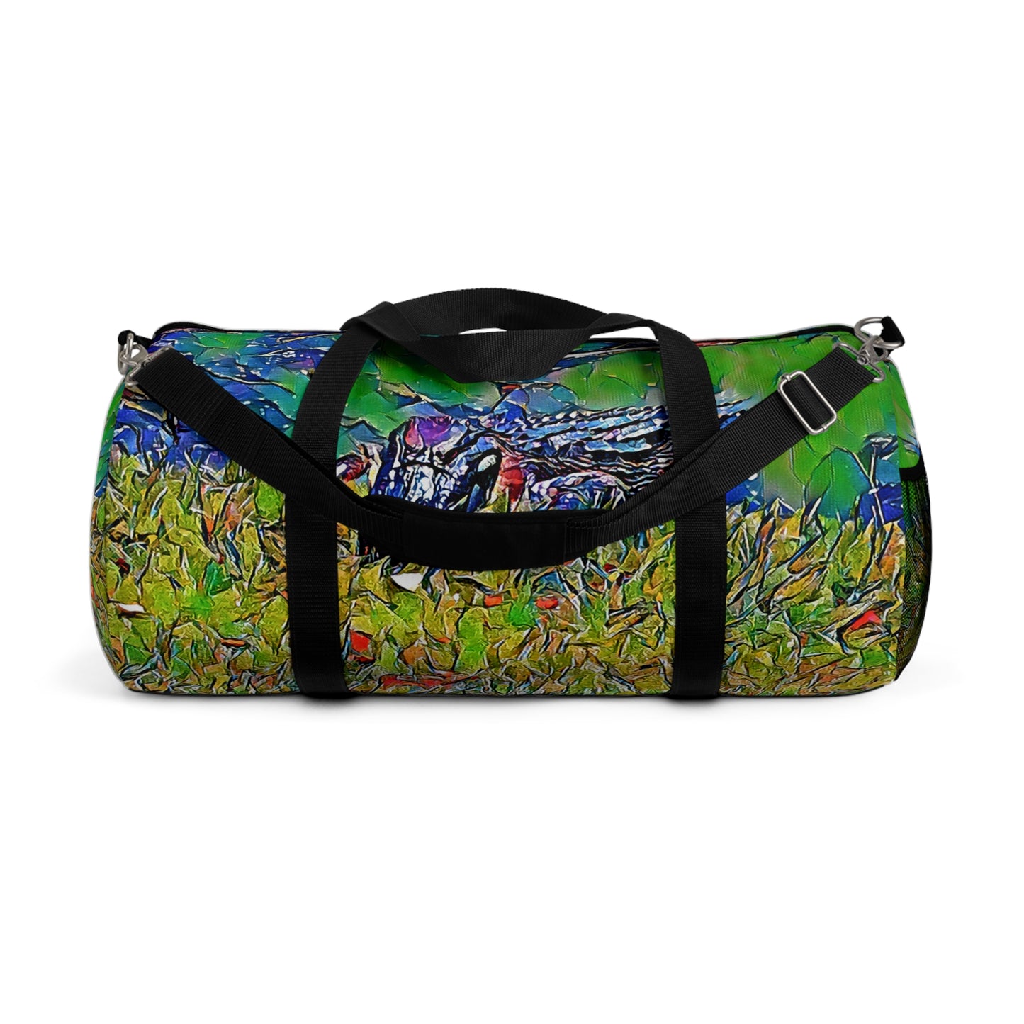 Custom Duffel Bag available in two sizes from the Wildlife Series at Intriguing Vistas