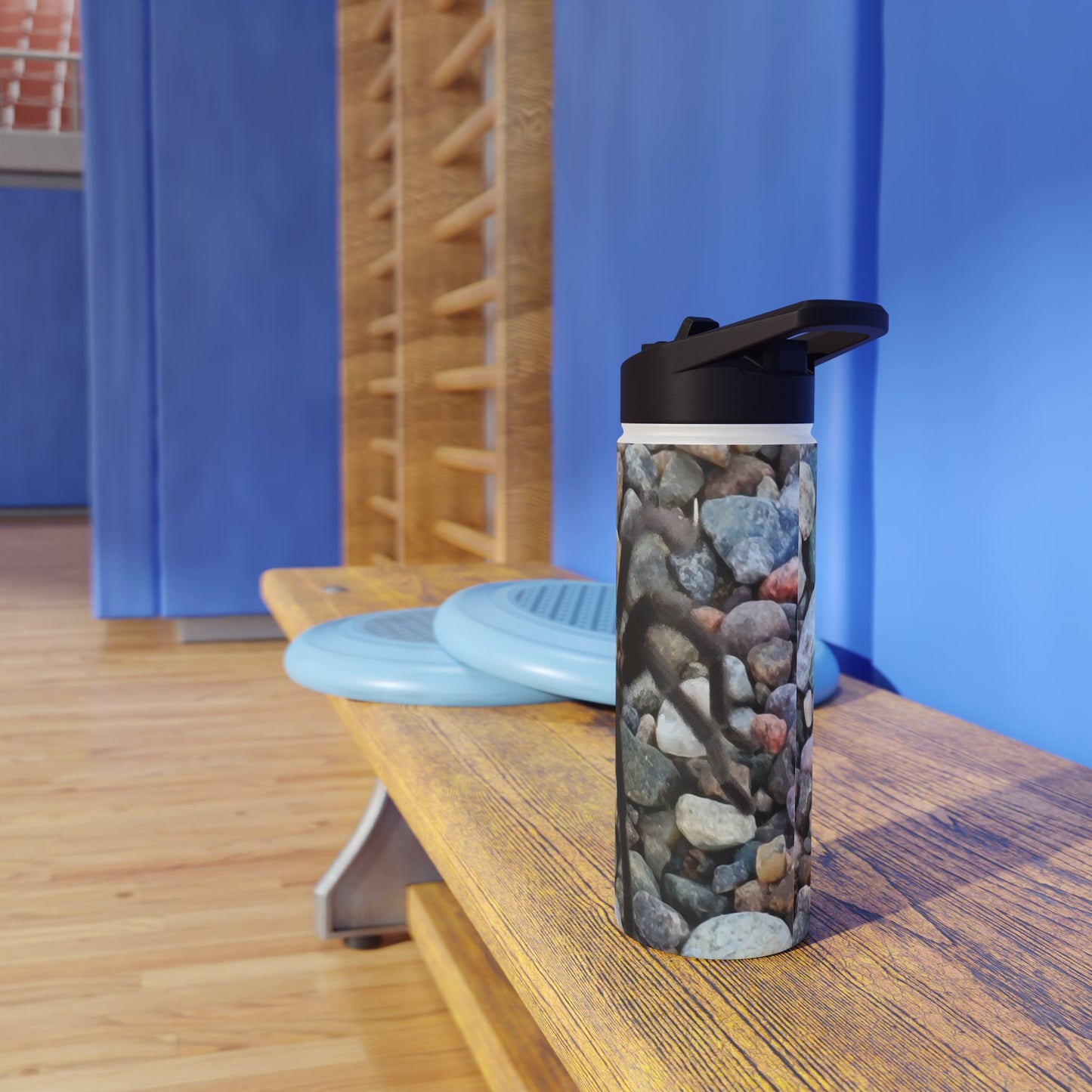 Custom Designed Stainless Steel Water Bottle Available In Three Sizes From The Wildlife Series at Intriguing Vistas