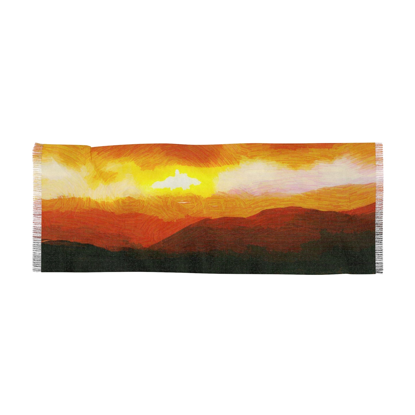 Custom Designed Scarf from the Sunset Series at Intriguing Vistas