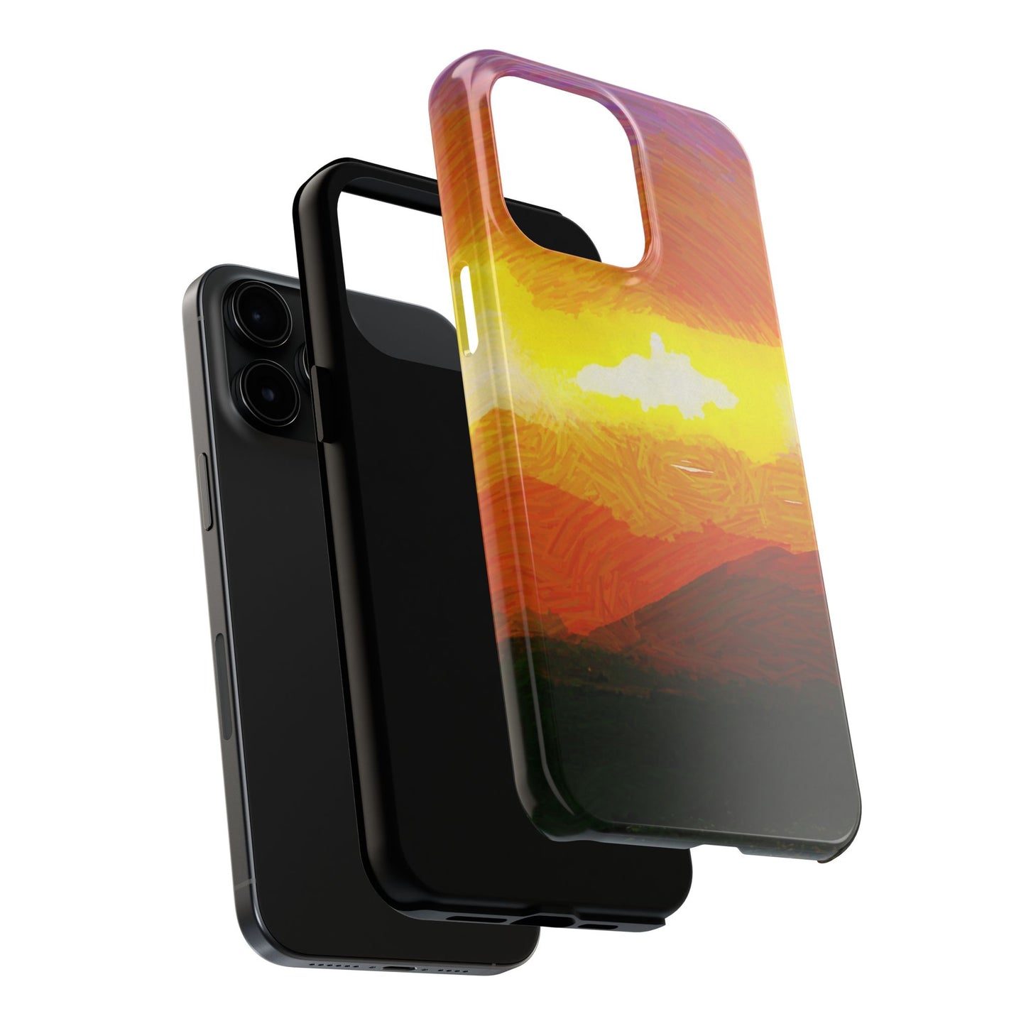 Custom Tough Phone Case for iPhone & Samsung From The Sunset Series at Intriguing Vistas