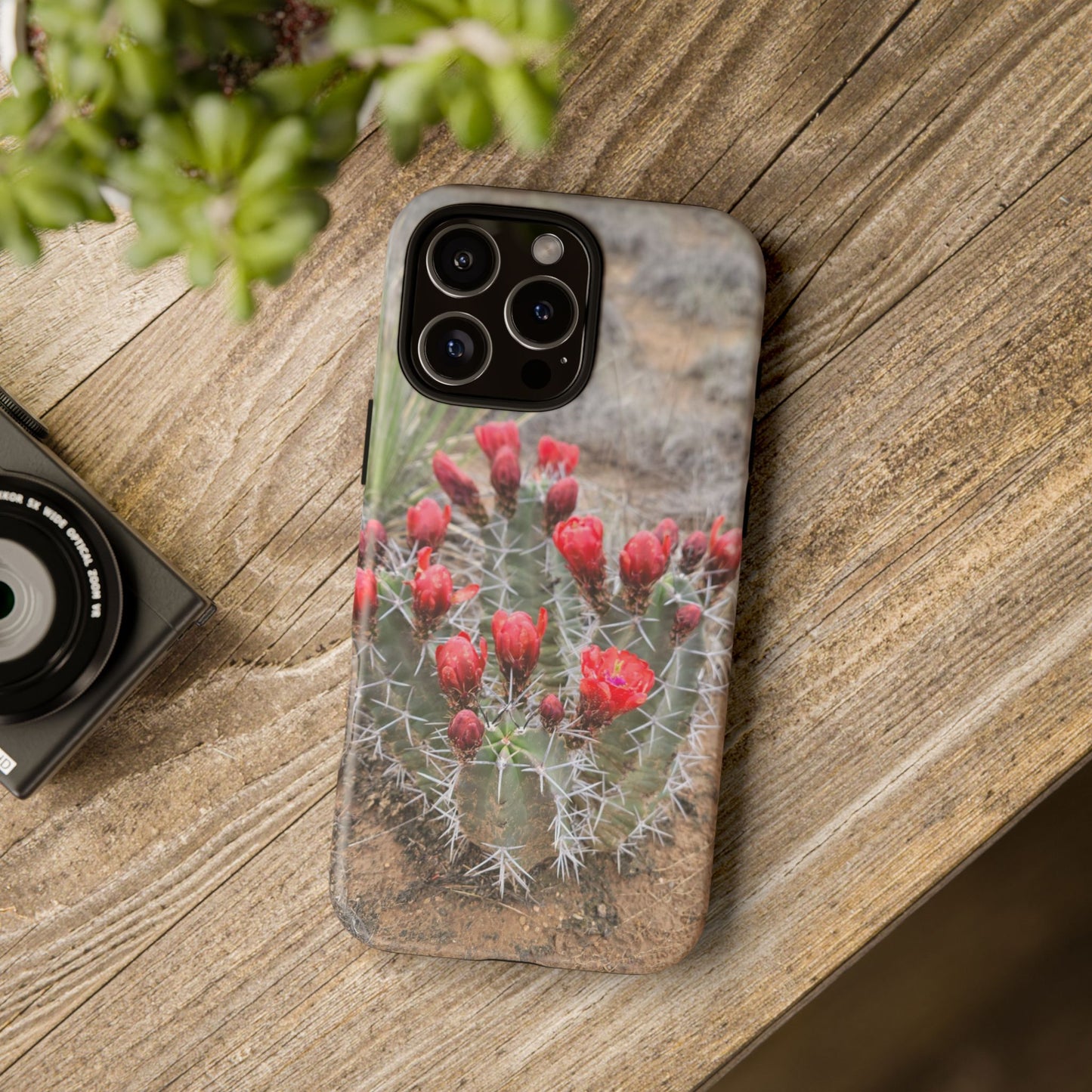 iPhone 8 - 16 Cactus Floral Tough Phone Case - Durable and Stylish Protection