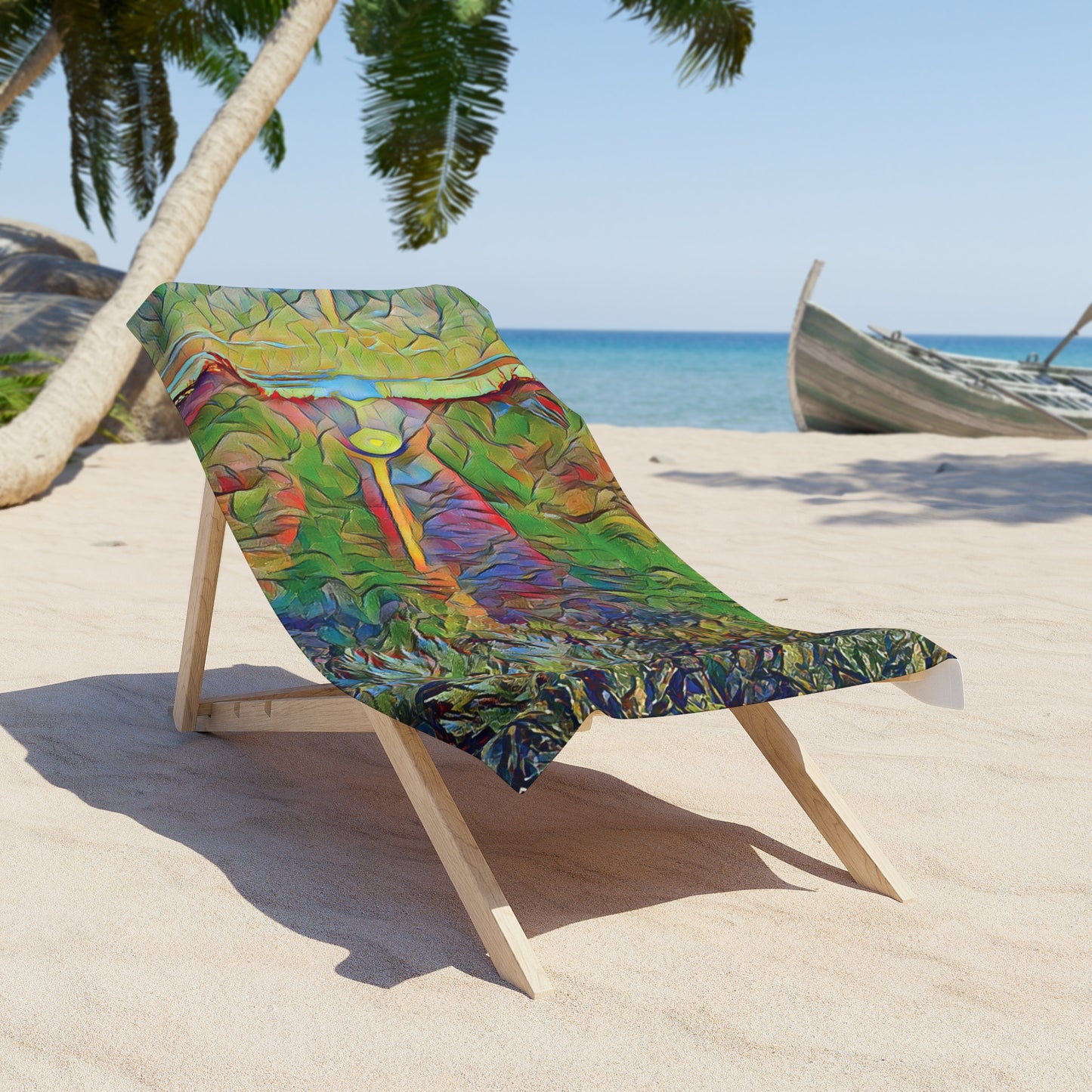 Custom Beach Towel available in two sizes from the Sunset Series at Intriguing Vistas - Intriguing Vistas