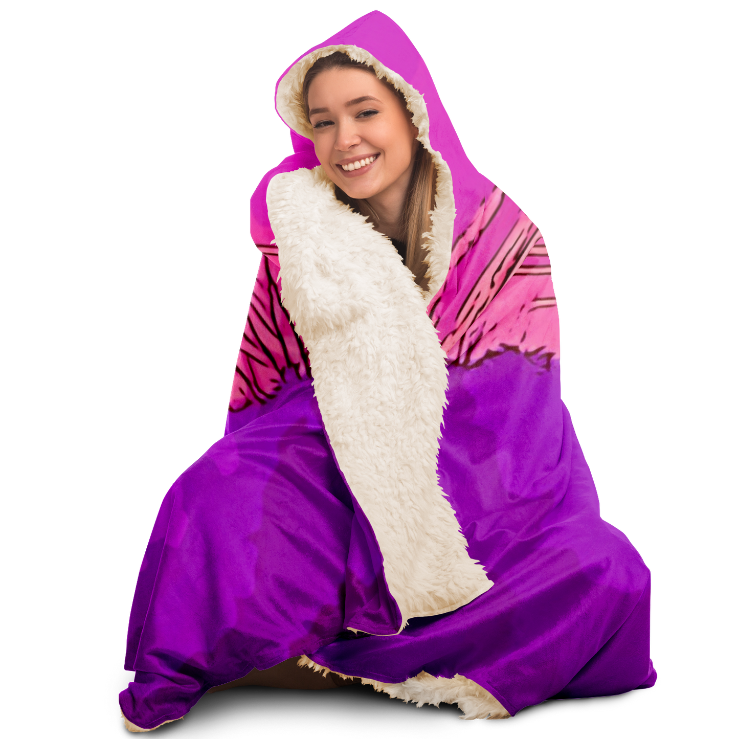 Intriguing Vistas Sunset Series Hooded Blanket