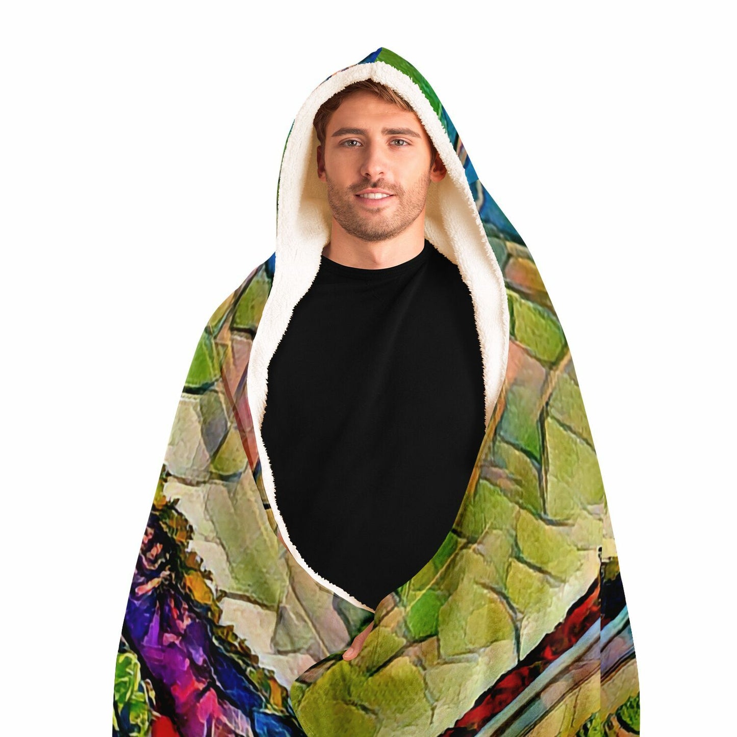 Intriguing Vistas Scenery Series Hooded Blanket
