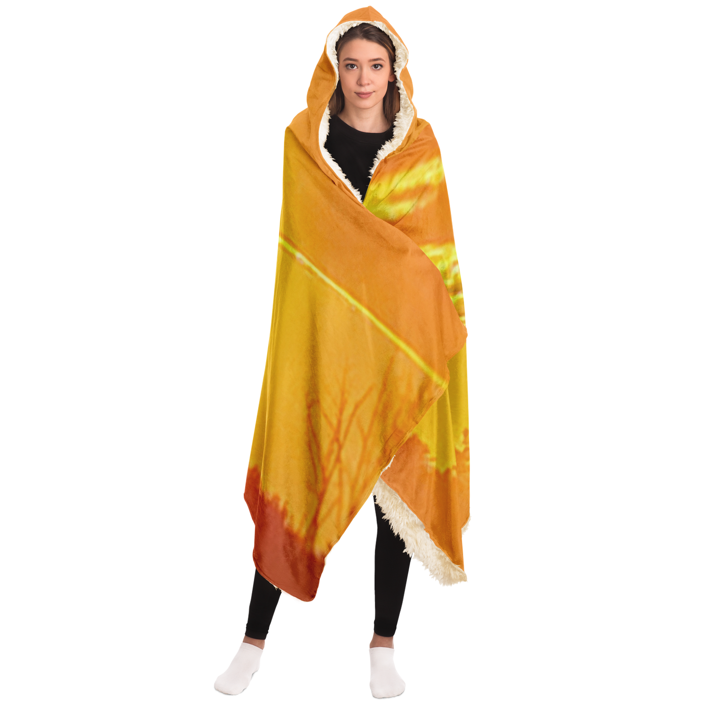 Intriguing Vistas Sunset Series Hooded Blanket