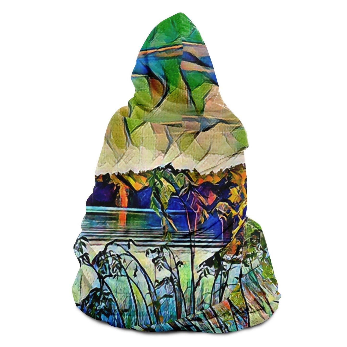 Intriguing Vistas Scenery Series Hooded Blanket