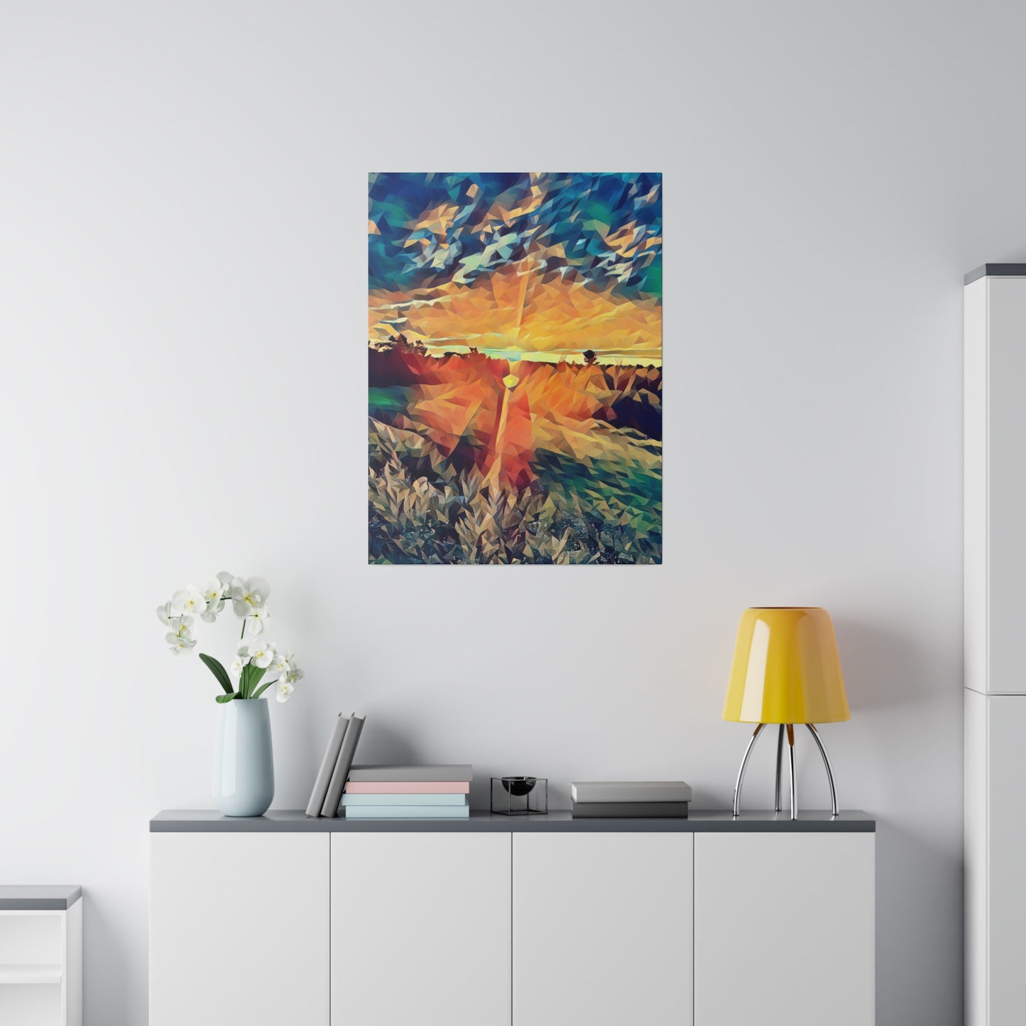 Canvas Print in Multiple Portrait Sizes from the Sunset Series at Intriguing Vistas