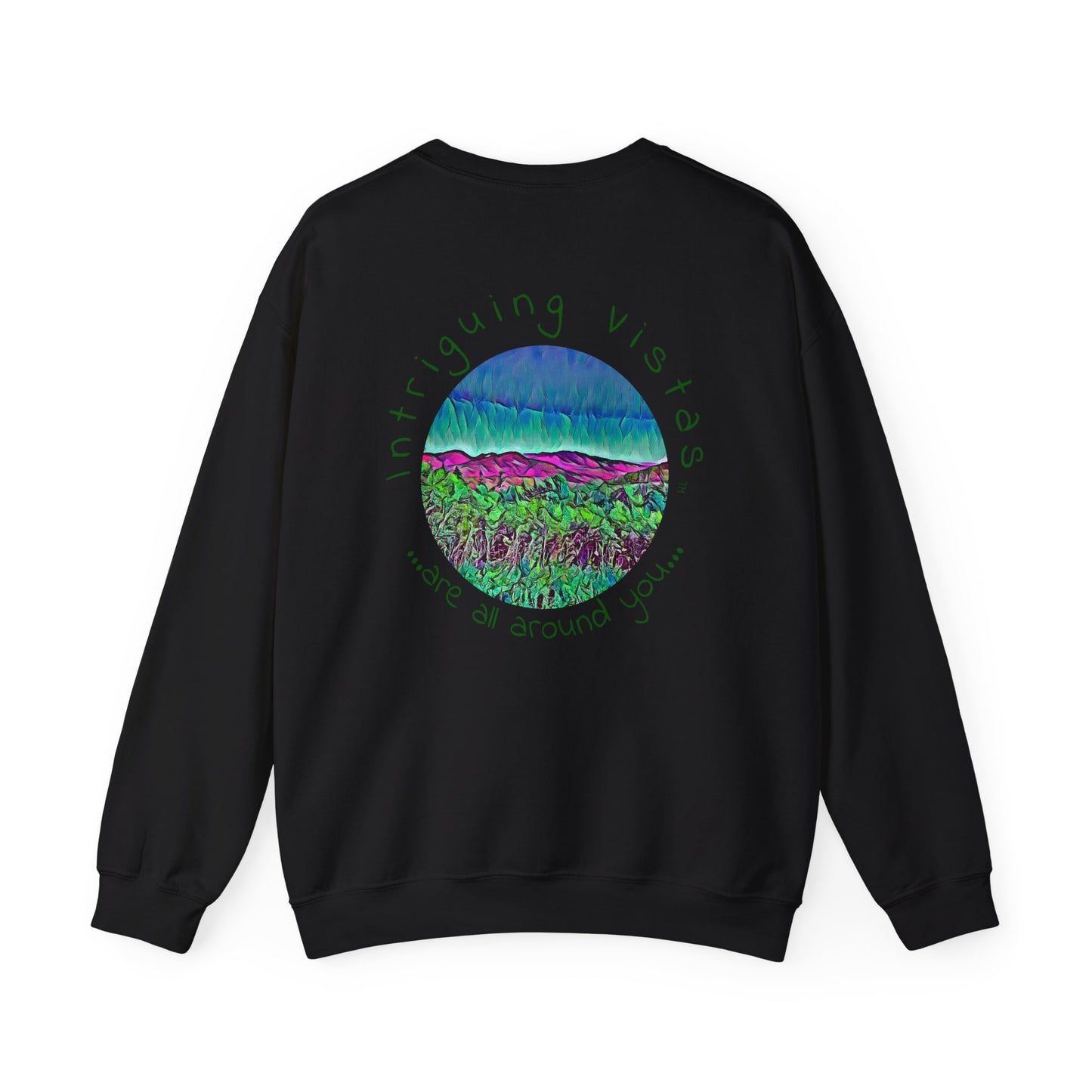 Gildan 18000 Unisex Adult Heavy Blend Crewneck Sweatshirt part of the Scenery Series from Intriguing Vistas