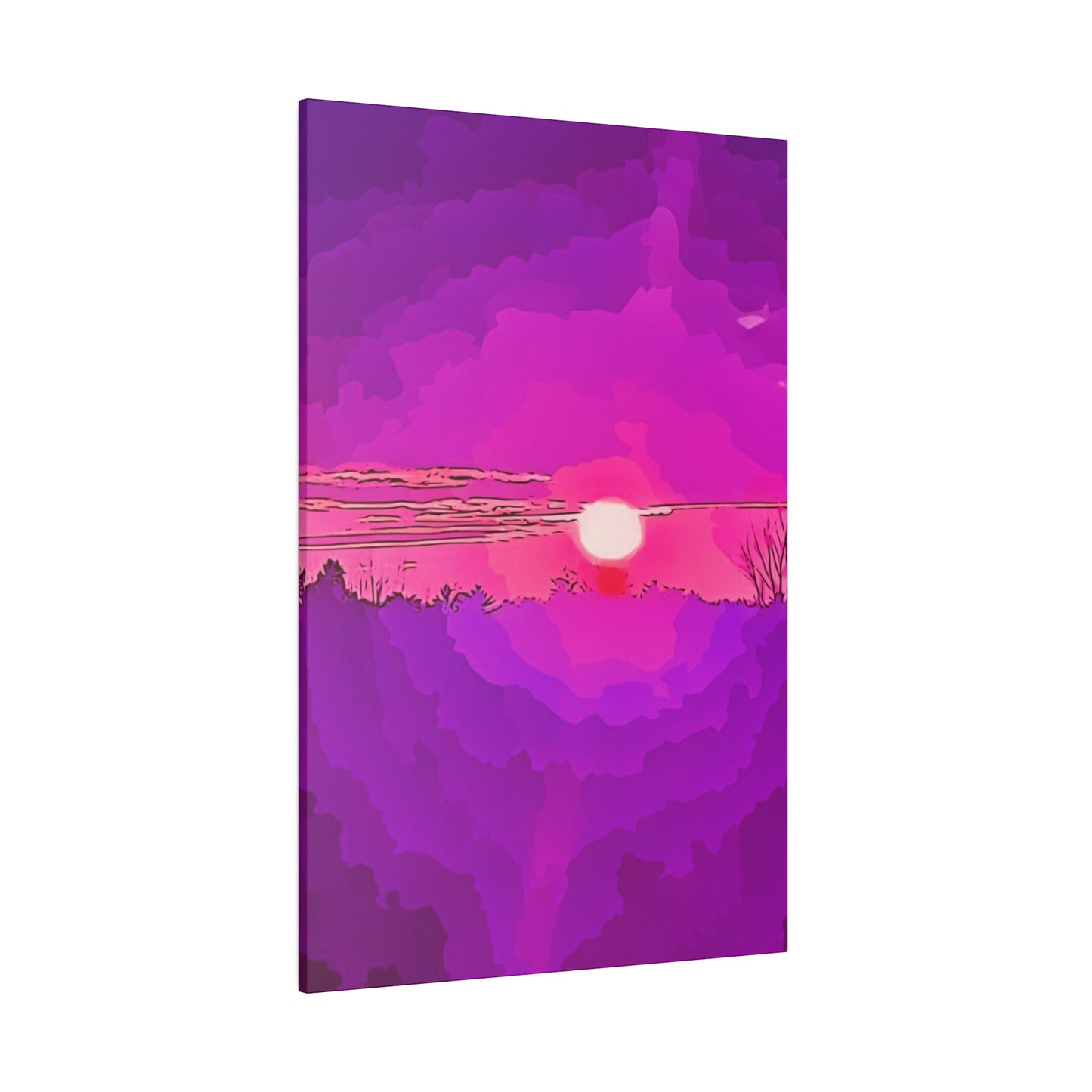 Canvas Print in Multiple Portrait Sizes from the Sunset Series at Intriguing Vistas