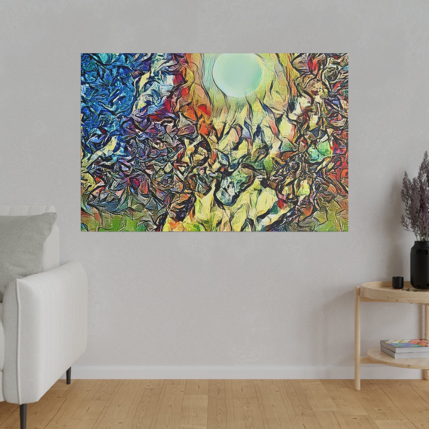 Intriguing Vistas™ Night Sky Series Matte Canvas Print in 12 Landscape Sizes!!