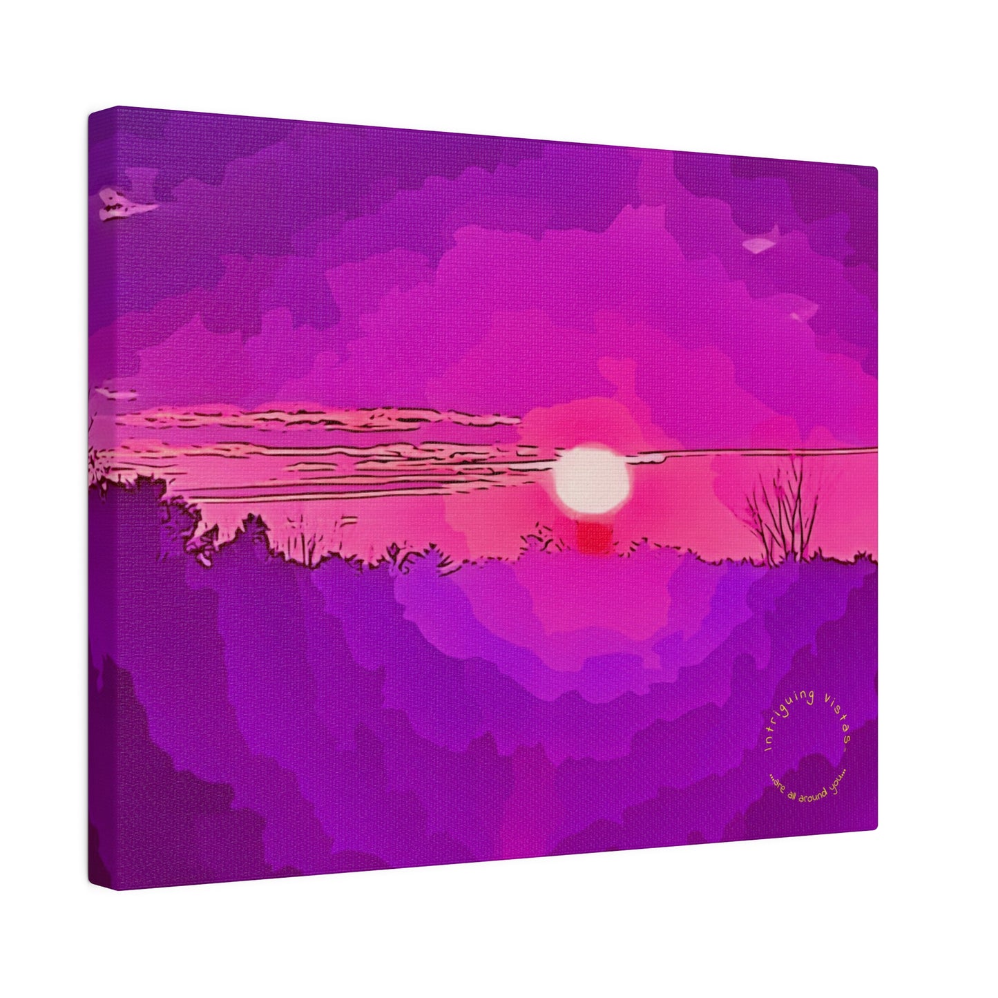 Intriguing Vistas™ Sunset Series Matte Canvas Print in 12 Horizontal Sizes!!