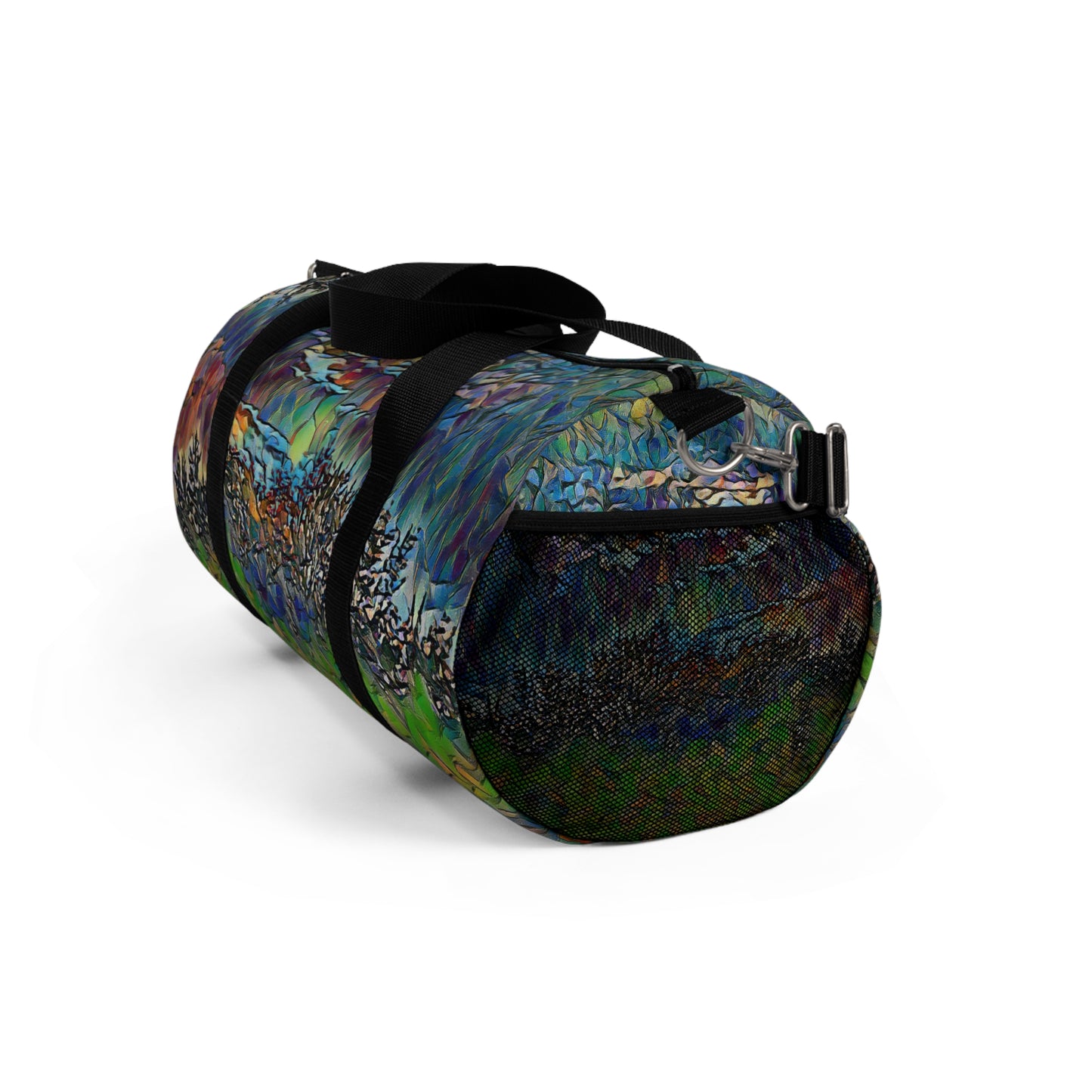 Custom Duffel Bag available in two sizes from the Night Sky Series at Intriguing Vistas