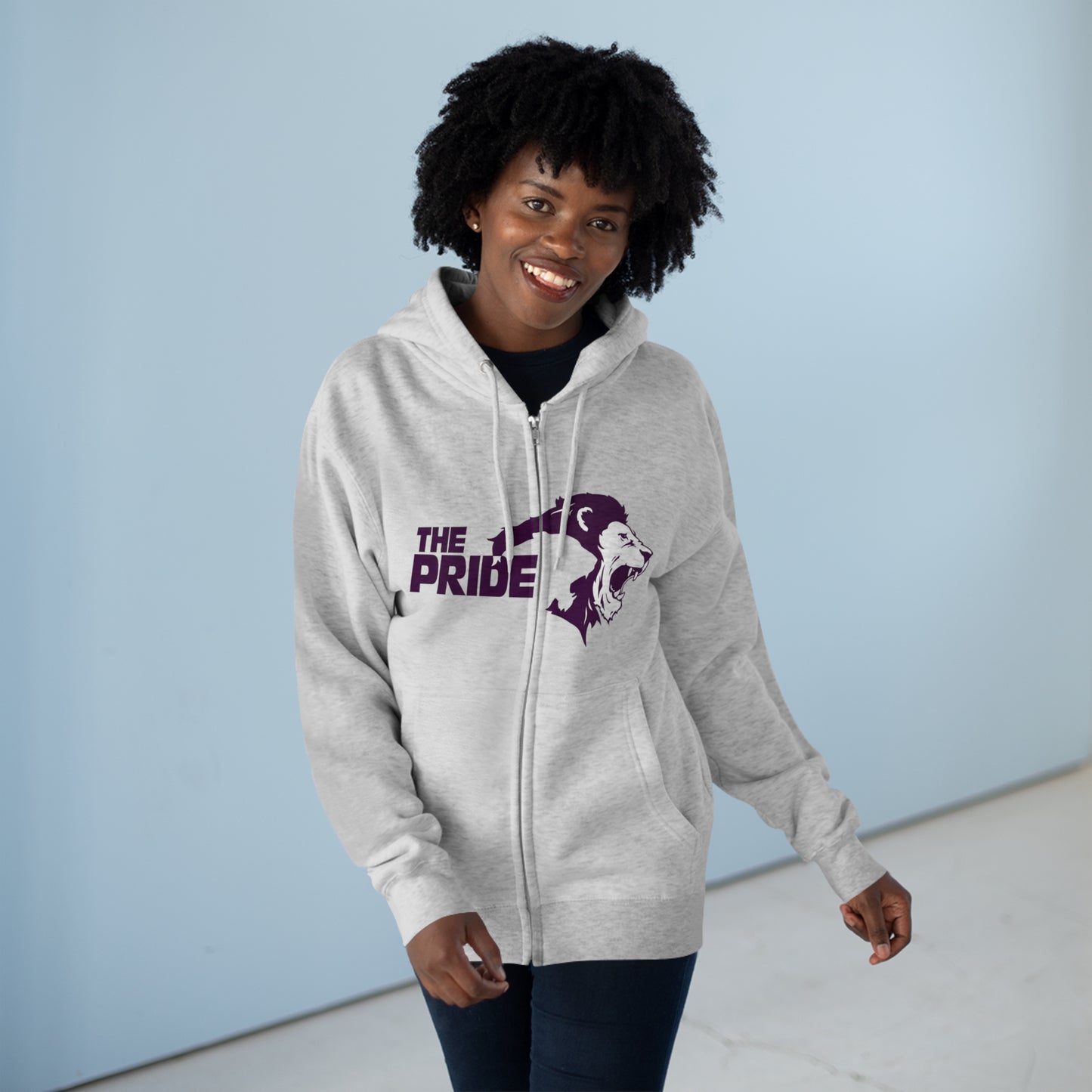 Santa Rosa Unisex Zip Hoodie Back Logo