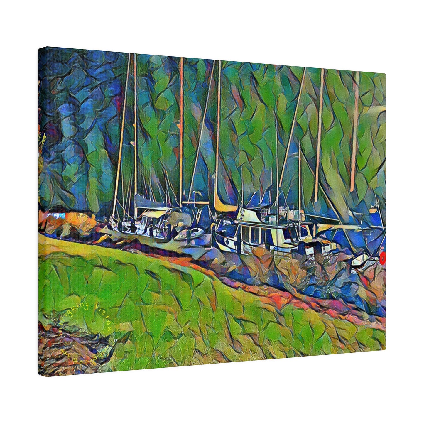 Intriguing Vistas™ Nautical Series Matte Canvas Print in 12 Landscape Sizes!!